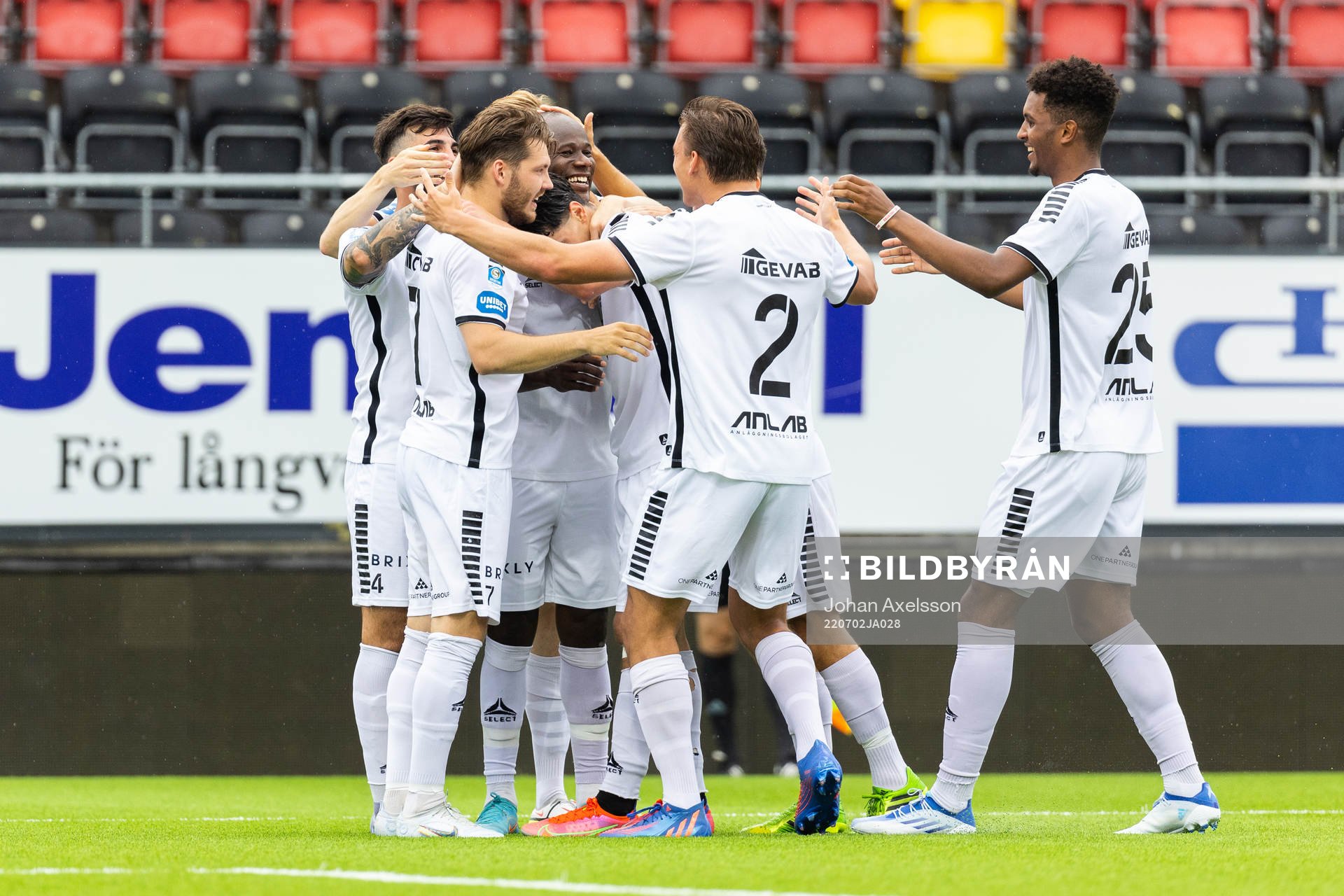 Utsiktens spelare jublar