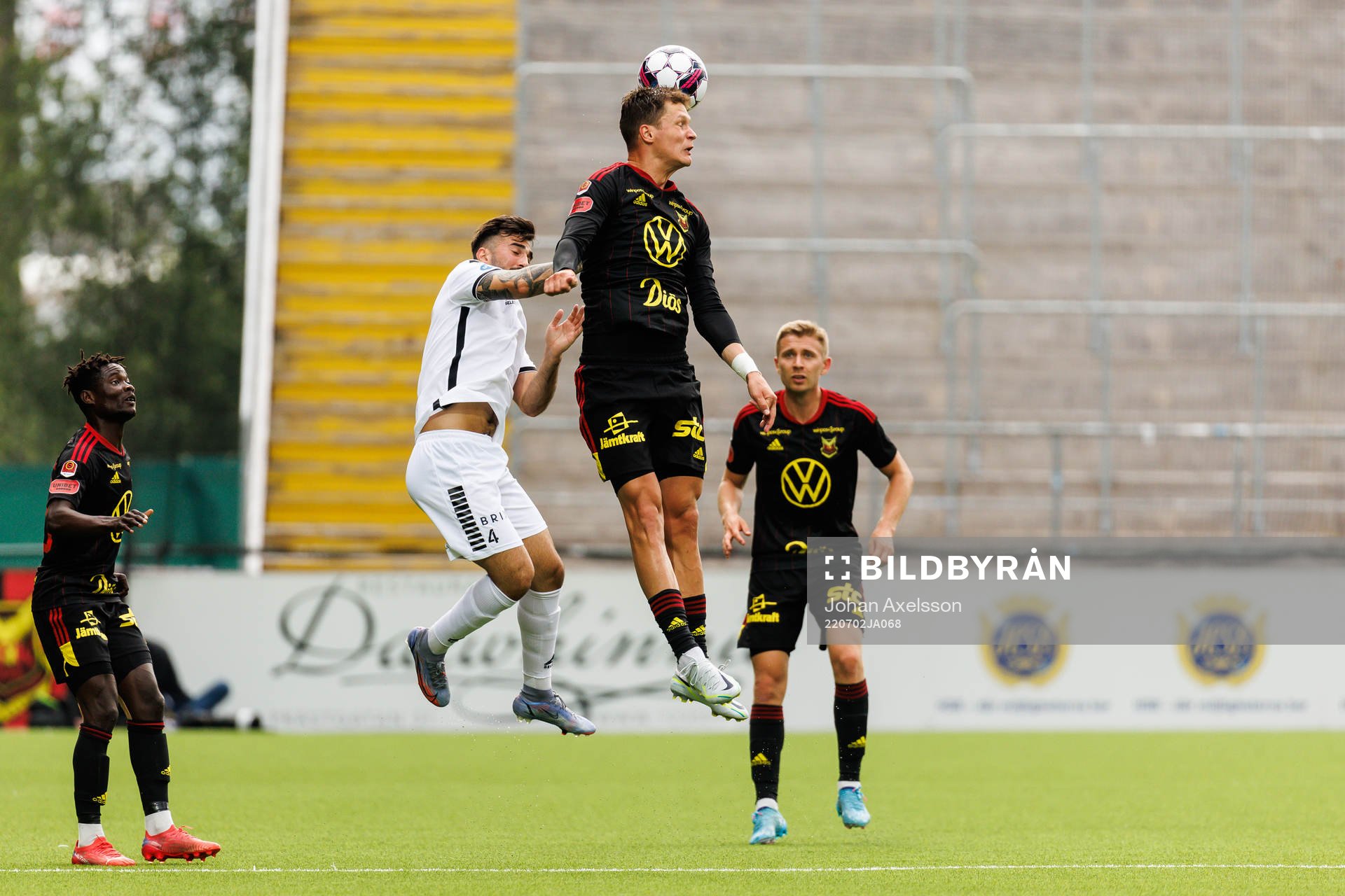 under fotbollsmatchen i Superettan mellan Östersund och