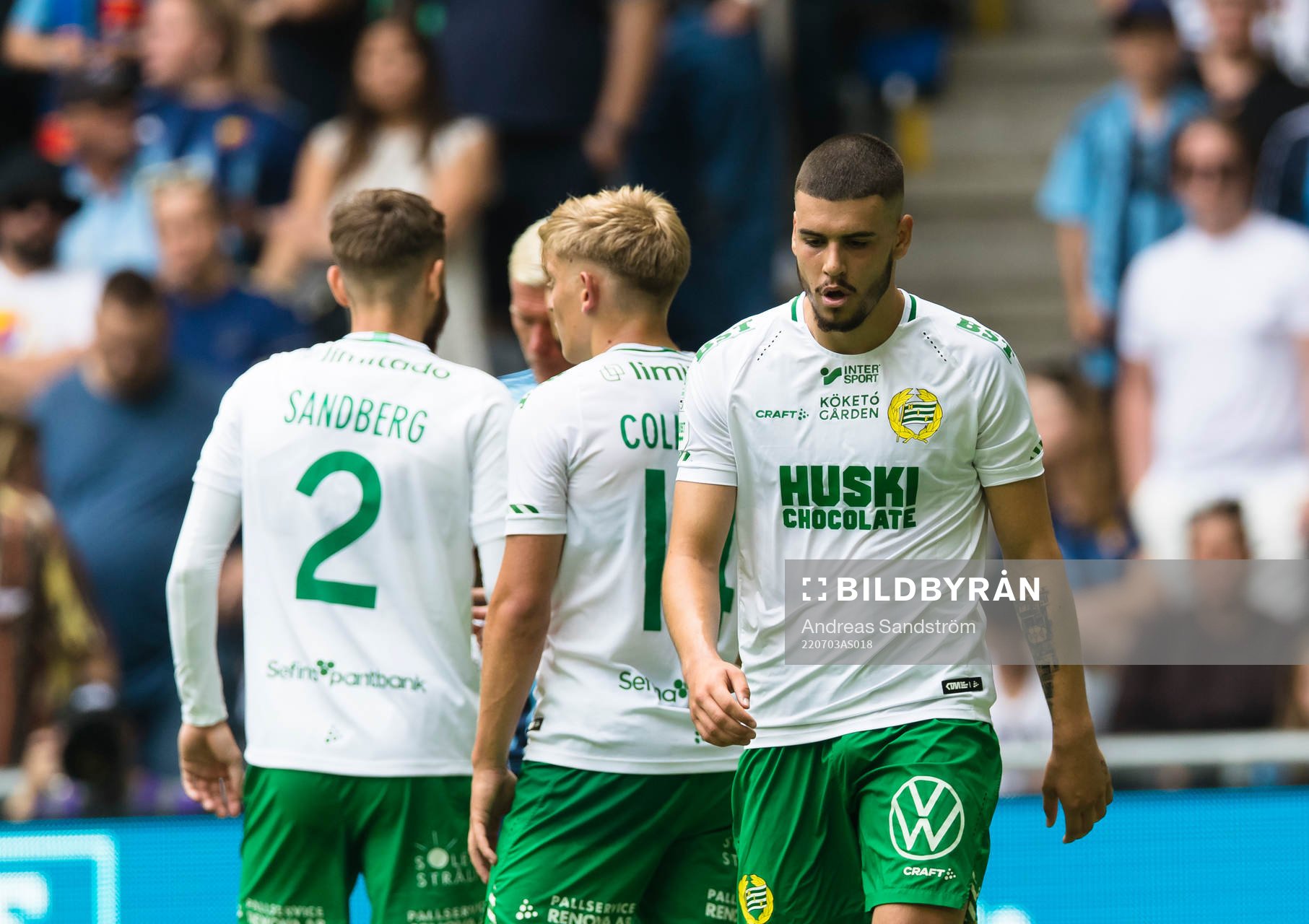 Hammarbys Edvin Kurtulus reagerar