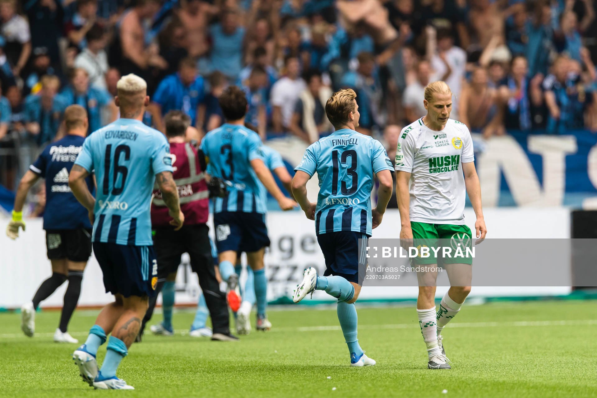 Hammarbys Gustav Ludwigson deppar