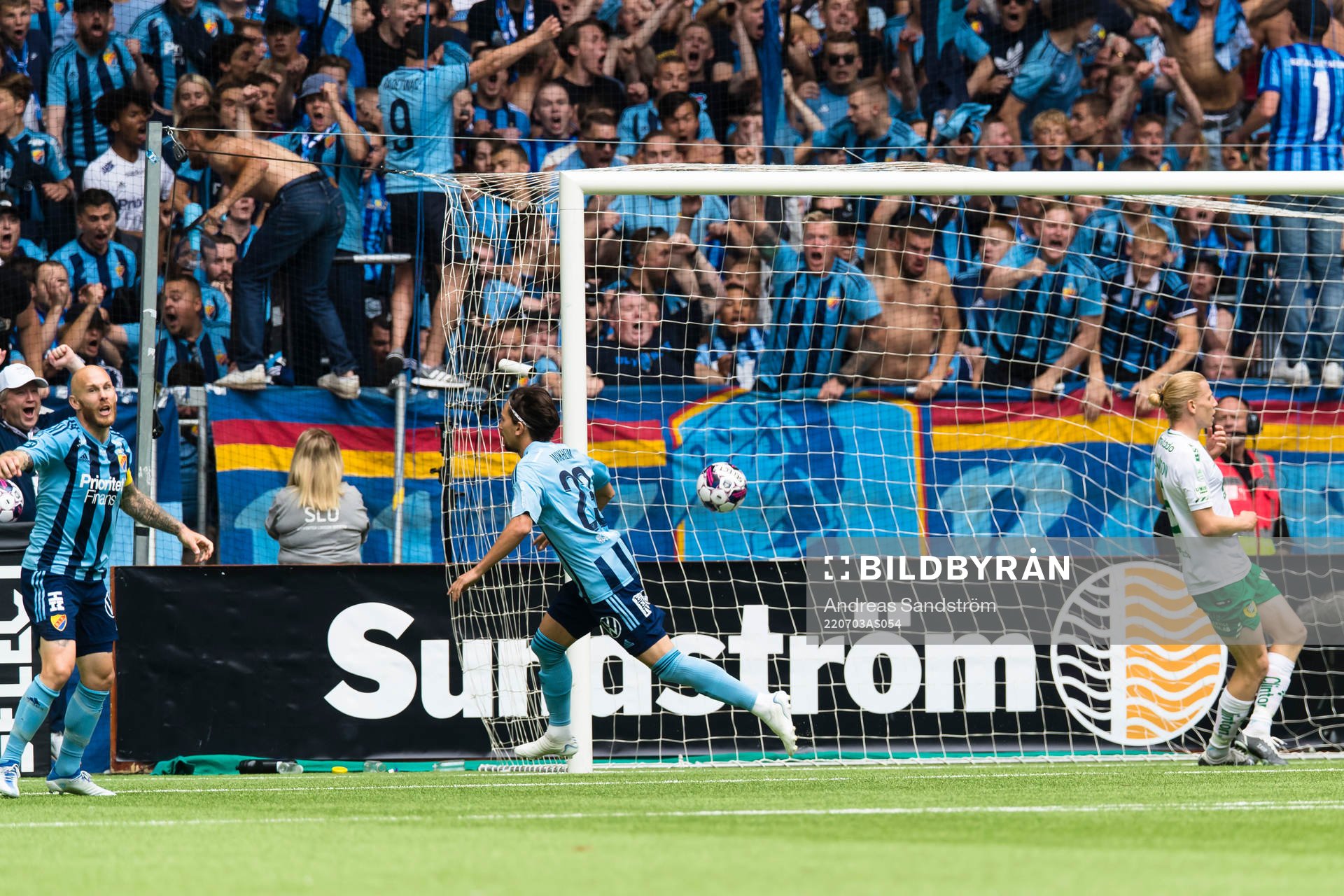 Djurgårdens Gustav Wikheim gör 1-0