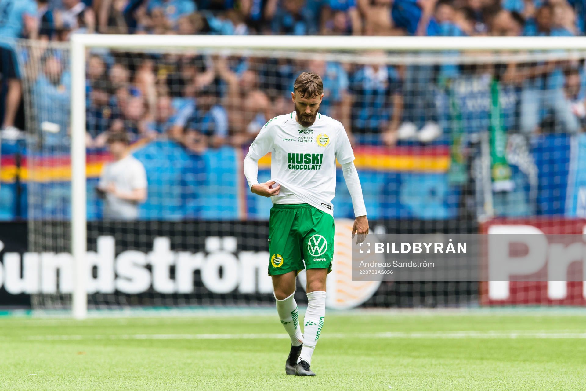 Hammarbys Simon Sandberg deppar