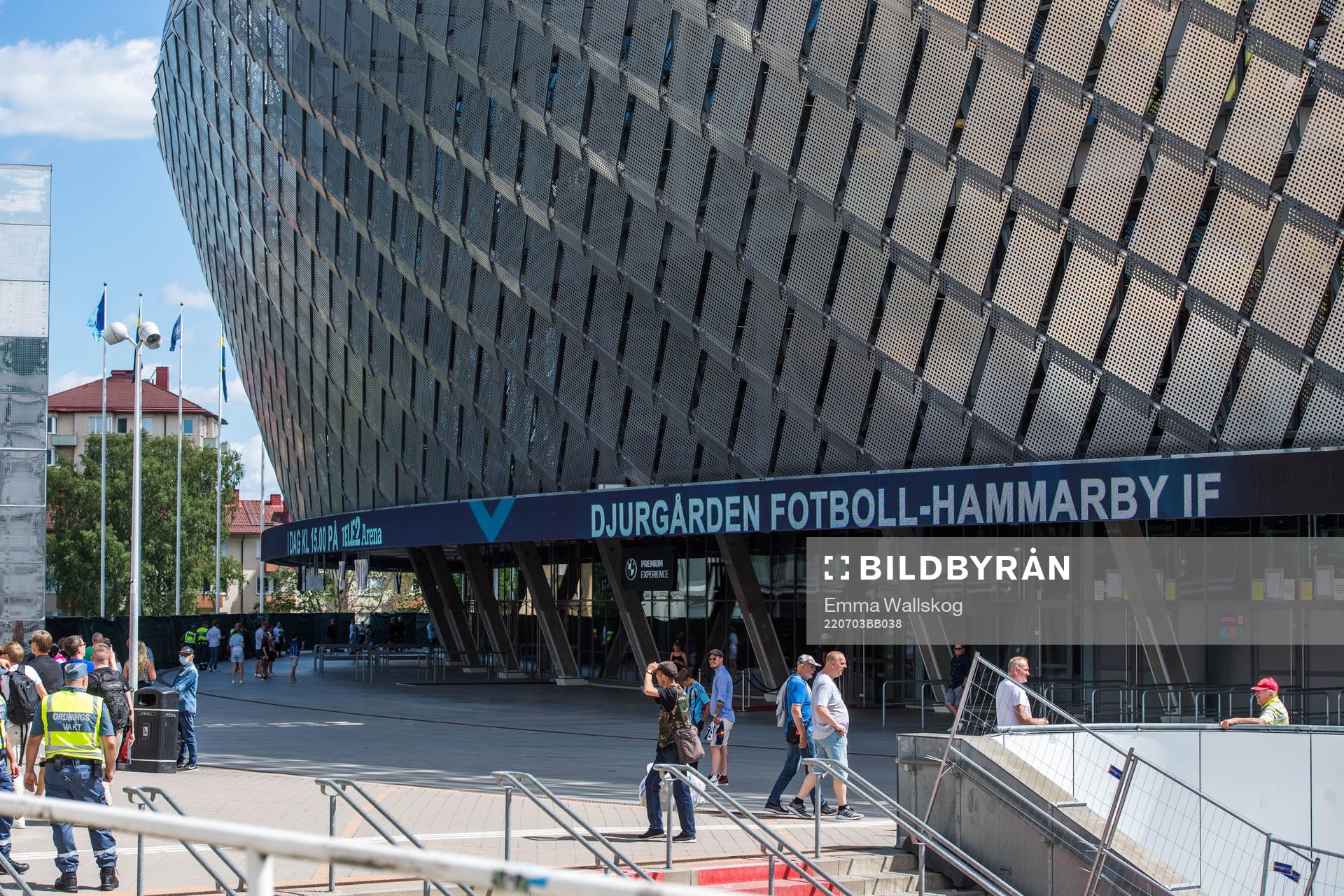 Vy utanför Tele2 Arena