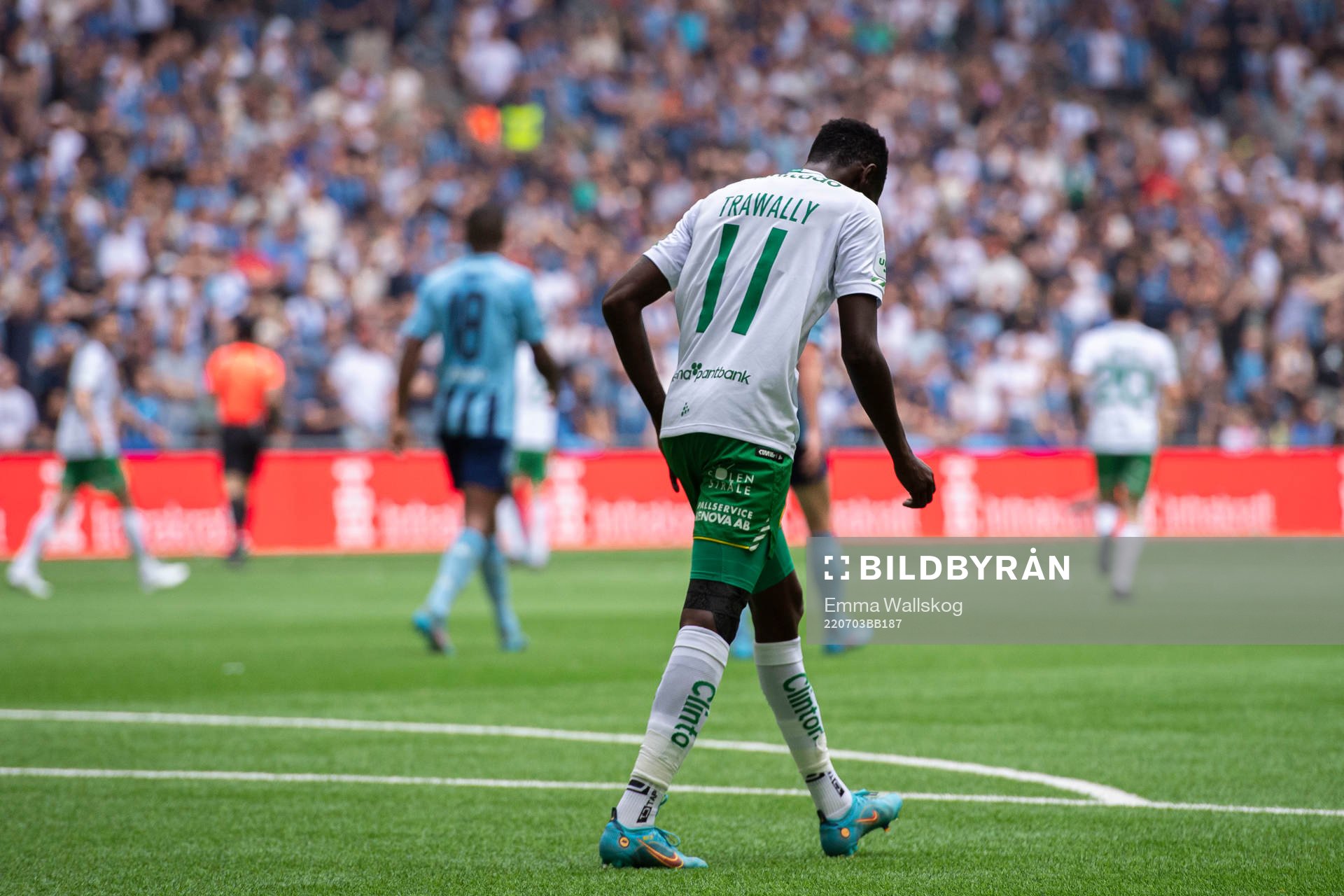 Hammarbys Bubacarr Trawally deppar