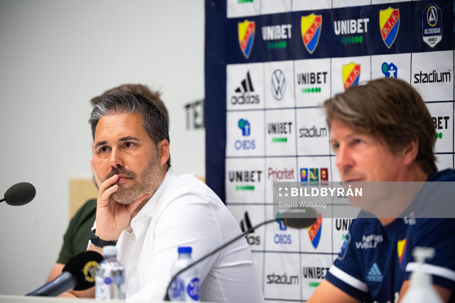 Hammarbys tränare Martí Cifuentes och Djurgårdens
