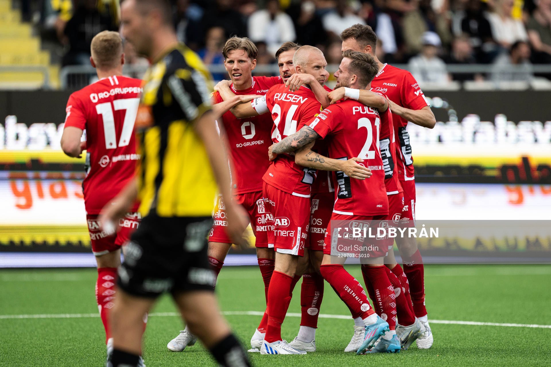 Elfsborgs Simon Olsson jublar