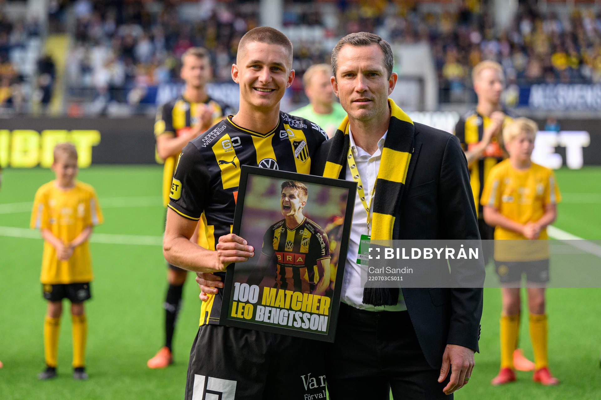 Häckens Leo Bengtsson uppmärksammas för 100 spelade