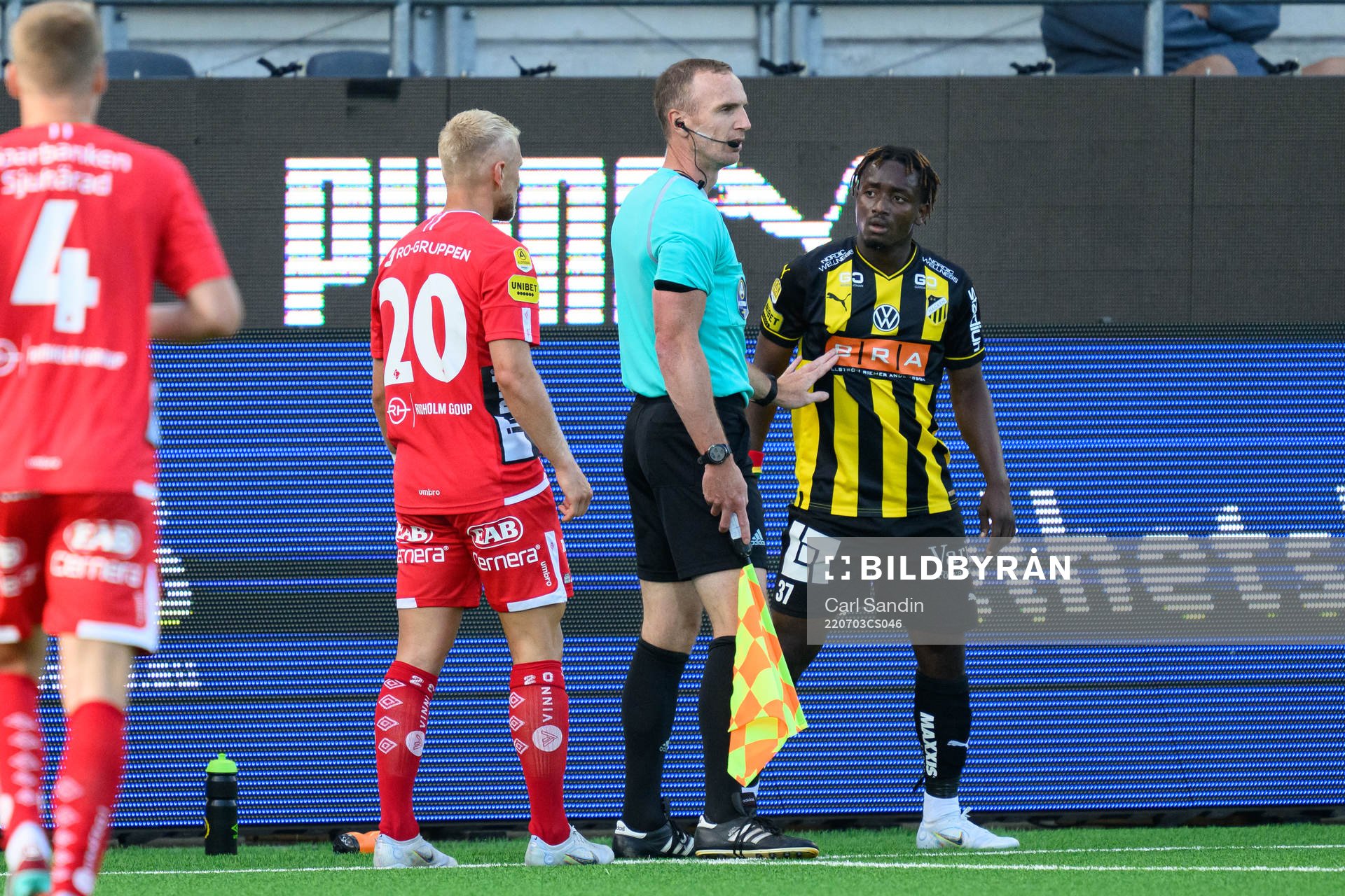 Elfsborgs Simon Strand och Häckens Ibrahim Sadiq