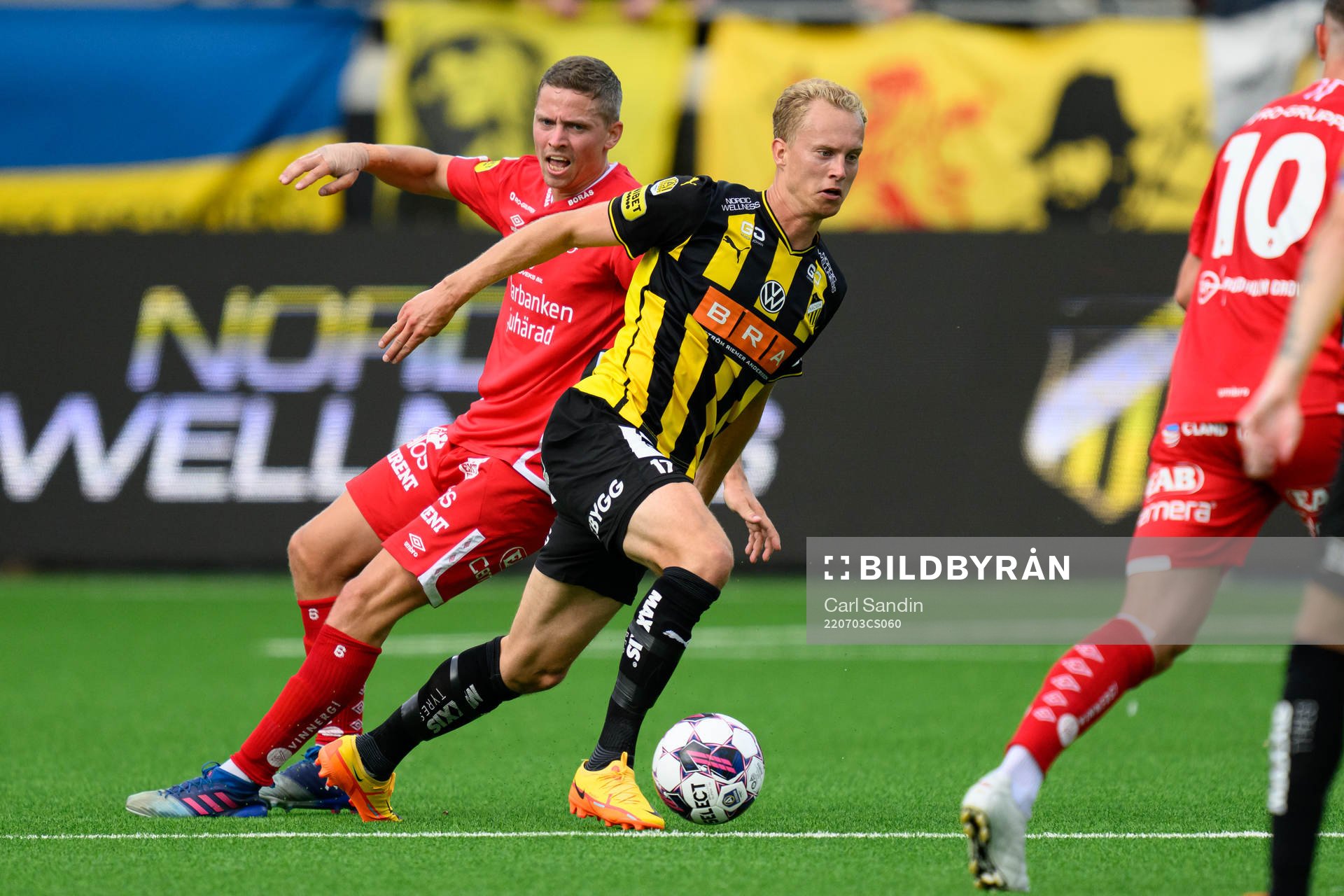 Elfsborgs Andre Ibsen Rømer och Häckens Gustav Berggren
