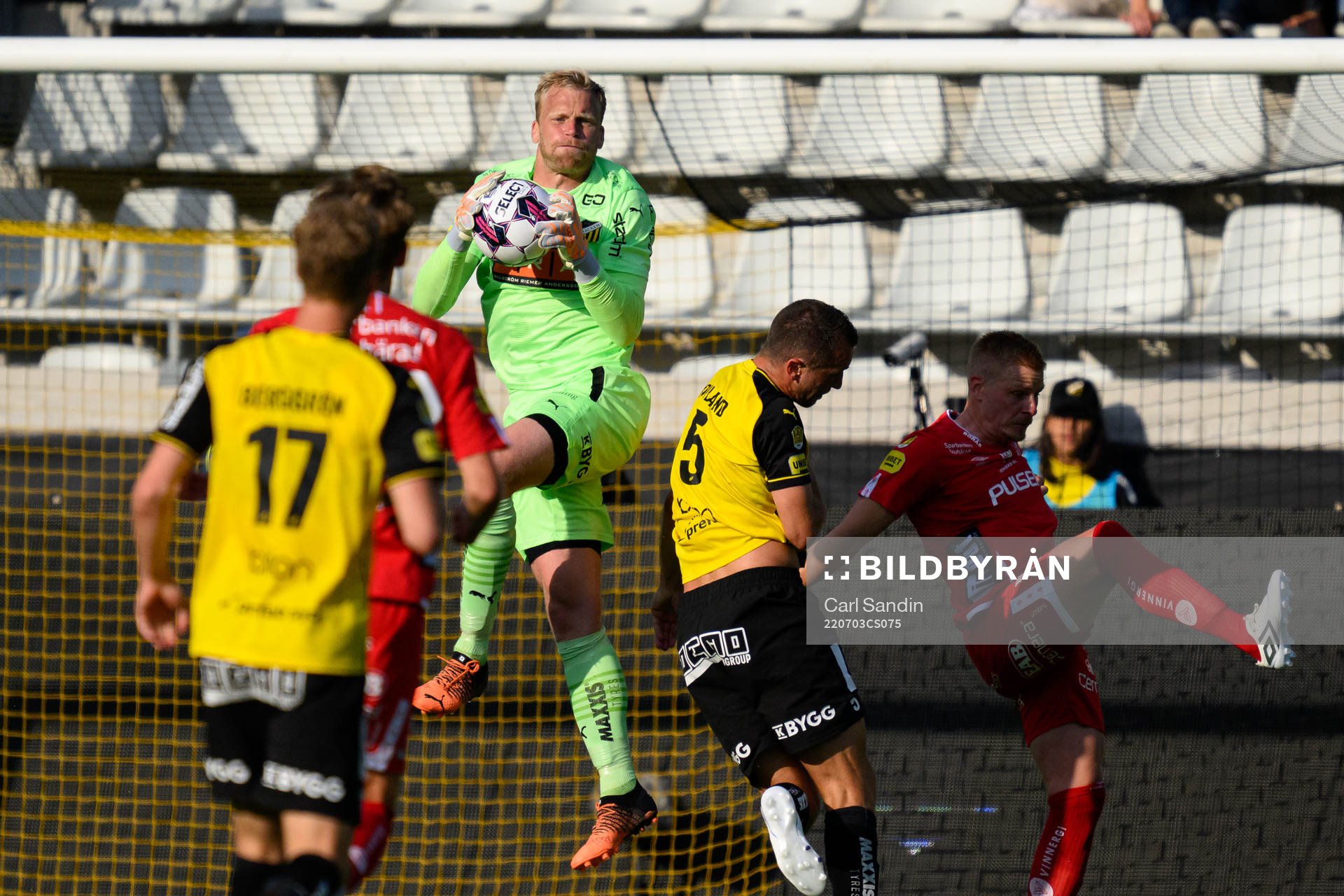 Häckens målvakt Peter Abrahamsson