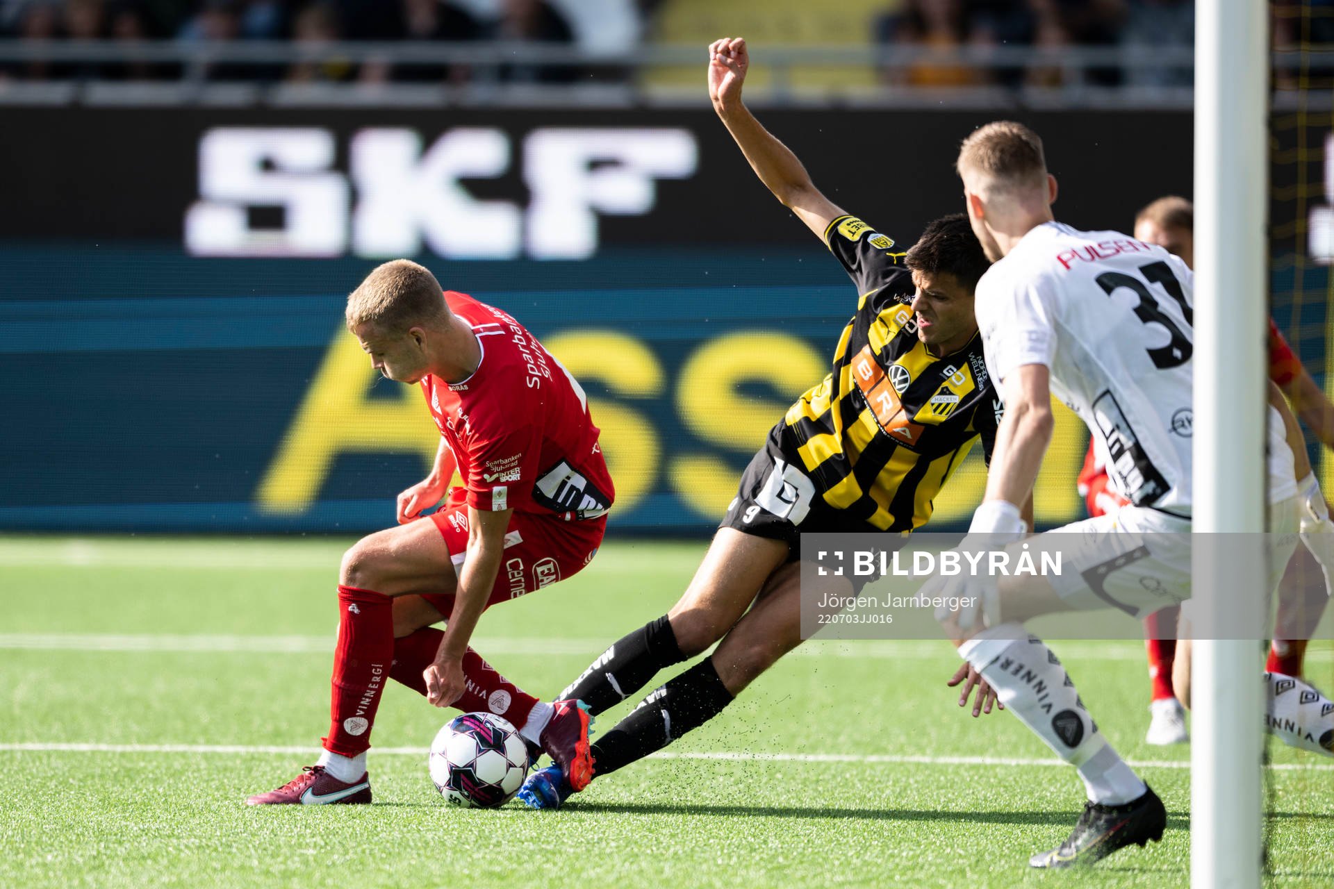 Elfsborgs Gustav Henriksson och Häckens Alexander