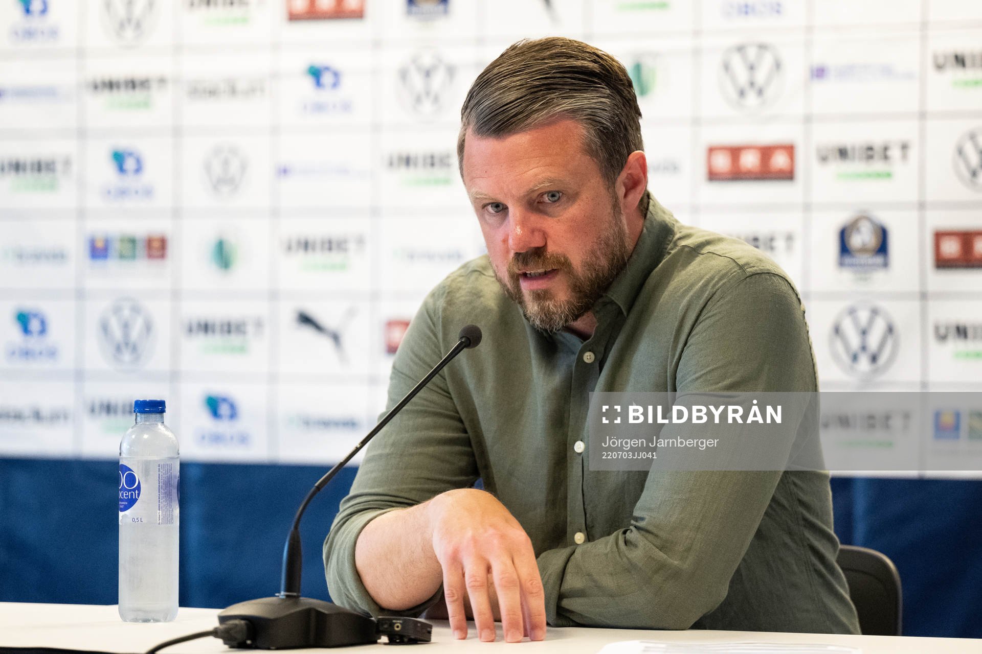 Elfsborgs manager Jimmy Thelin