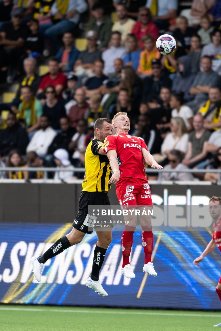 Häckens Even Hovland och Elfsborgs Per Frick