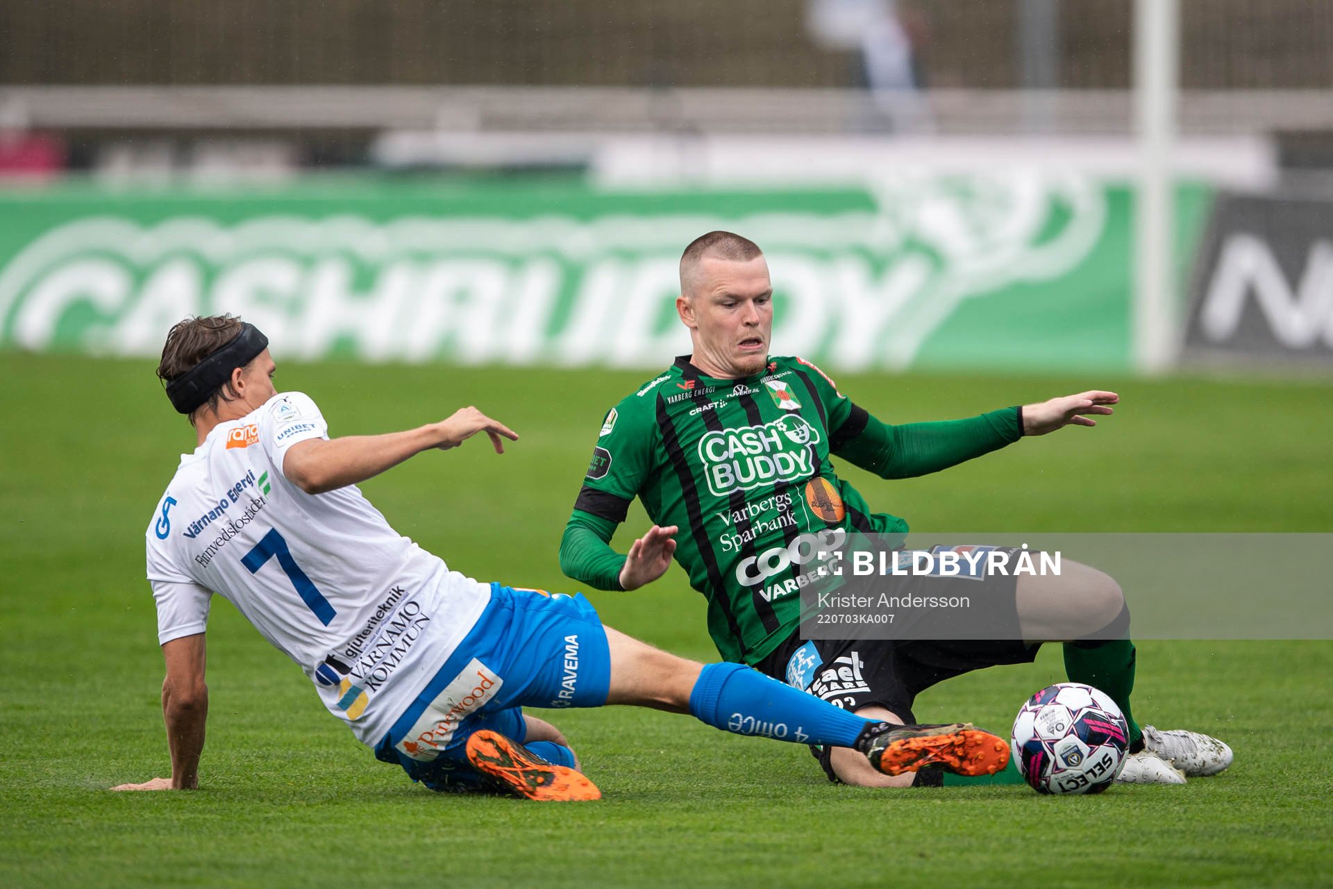 Värnamos Charlie Vindehall och Varbergs Anton Liljenbäck