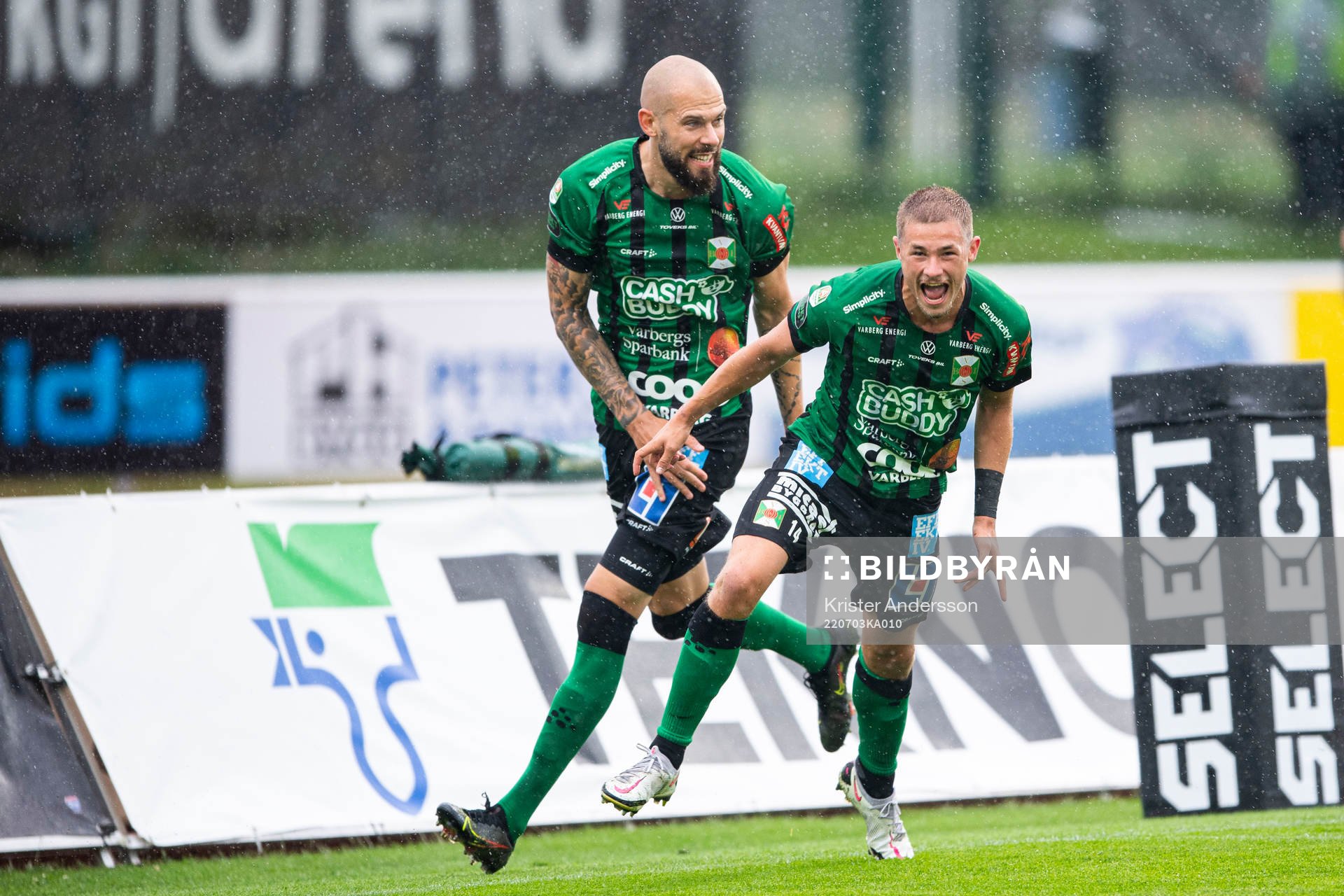 Varbergs Oliver Alfonsi jublar
