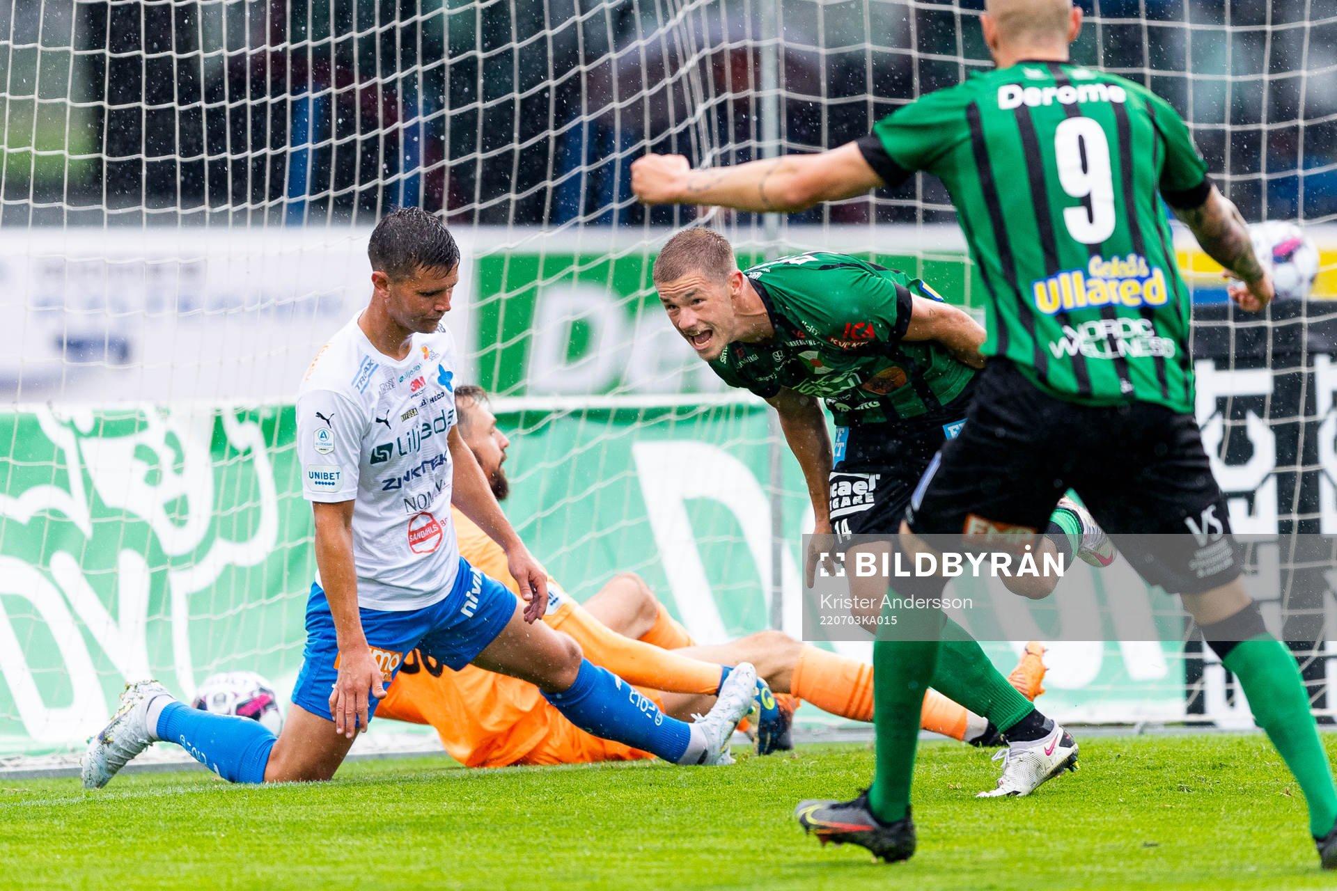 Varbergs Oliver Alfonsi jublar