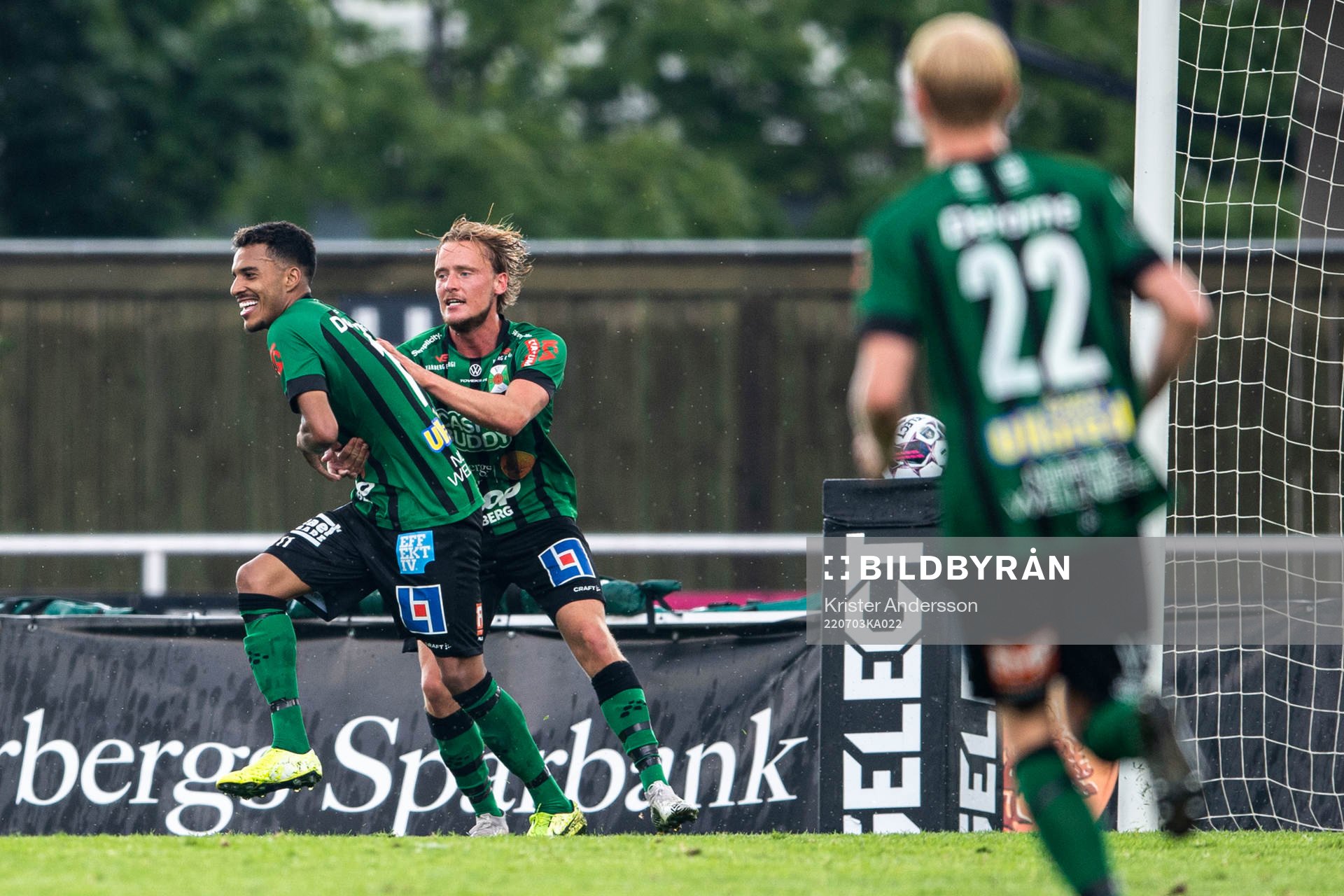 Varbergs Eliton Pardinho Toreta Junior jublar med Joel