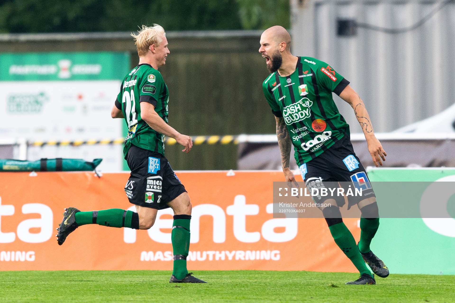 Varbergs Robin Simovic jublar