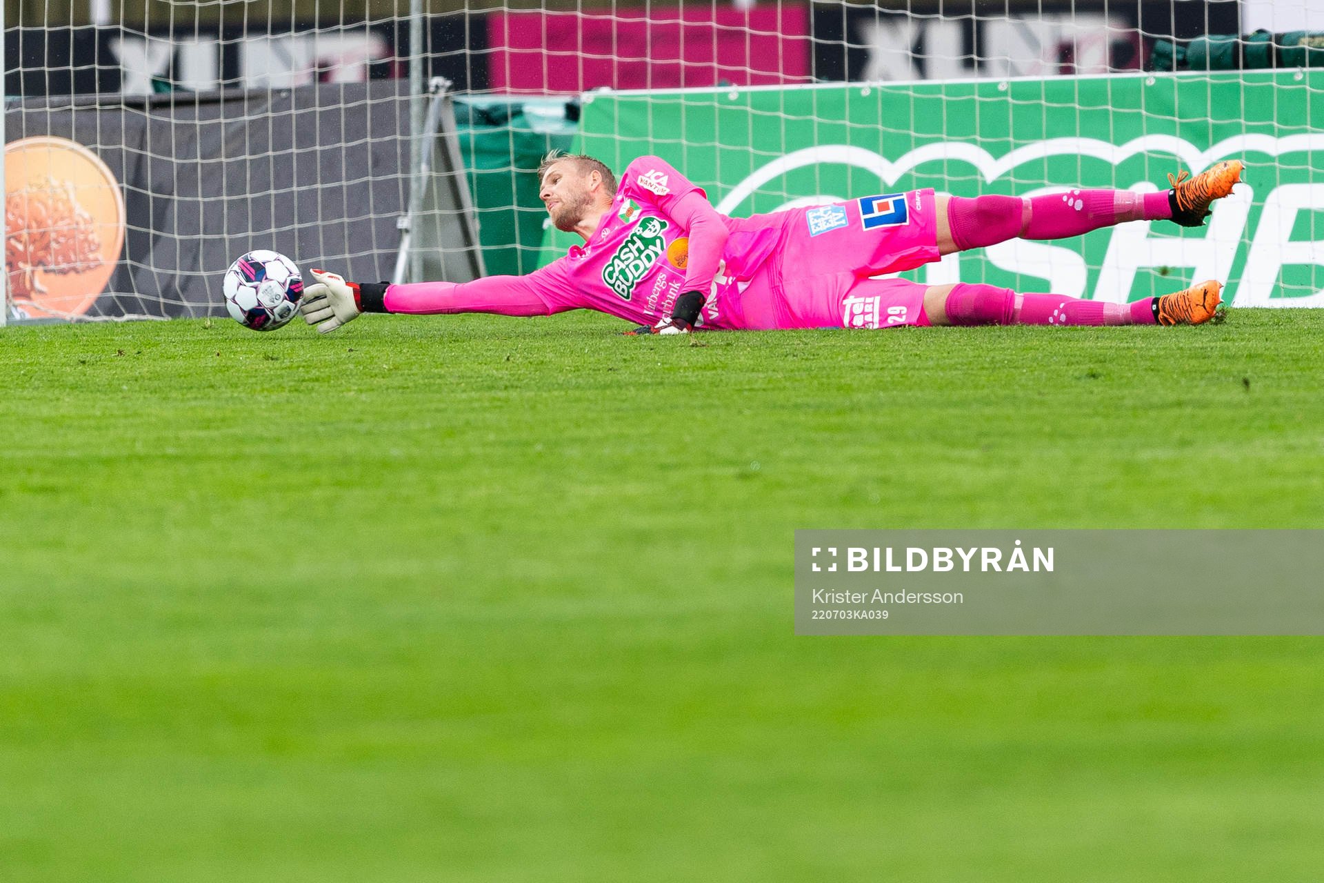 Varbergs målvakt Fredrik Andersson