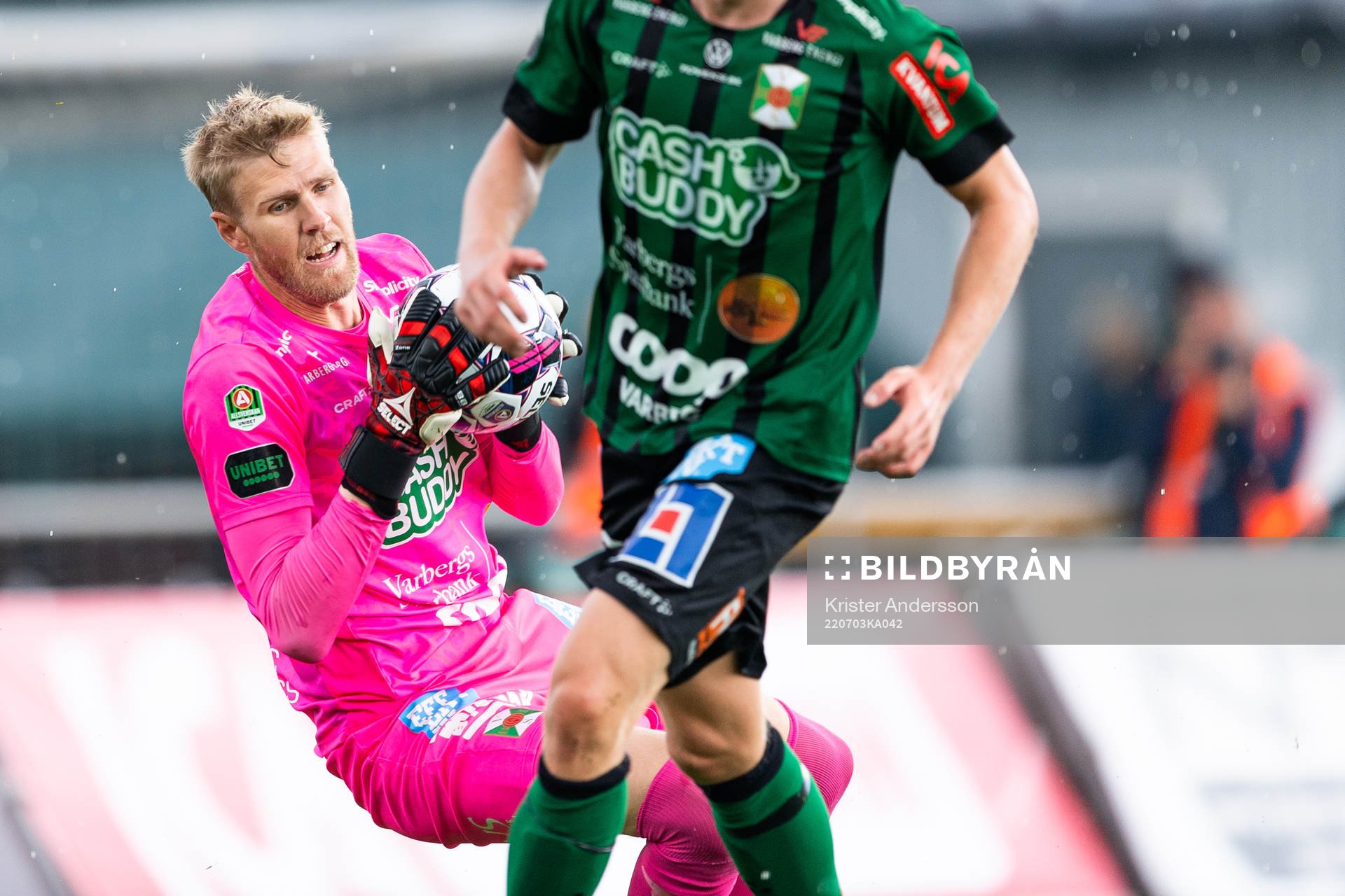 Varbergs målvakt Fredrik Andersson