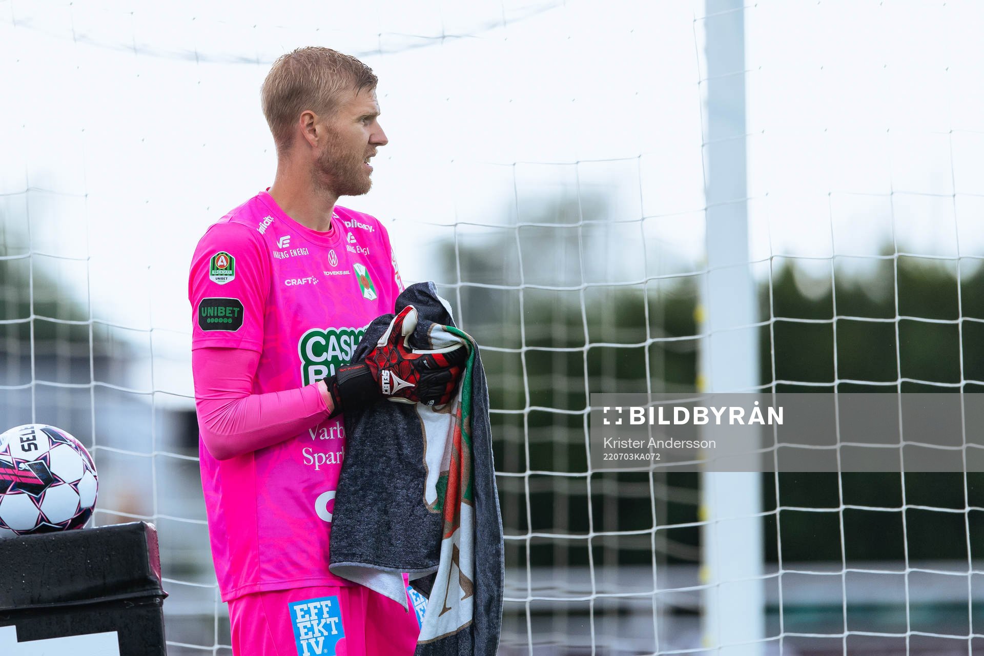 Varbergs målvakt Fredrik Andersson