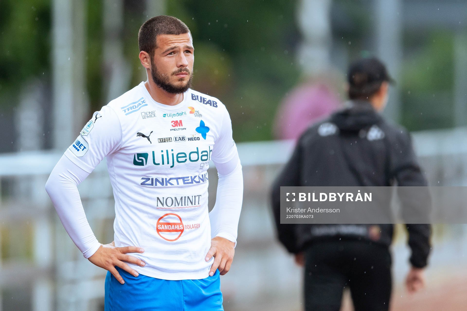 Värnamos Haris Avdiu deppar