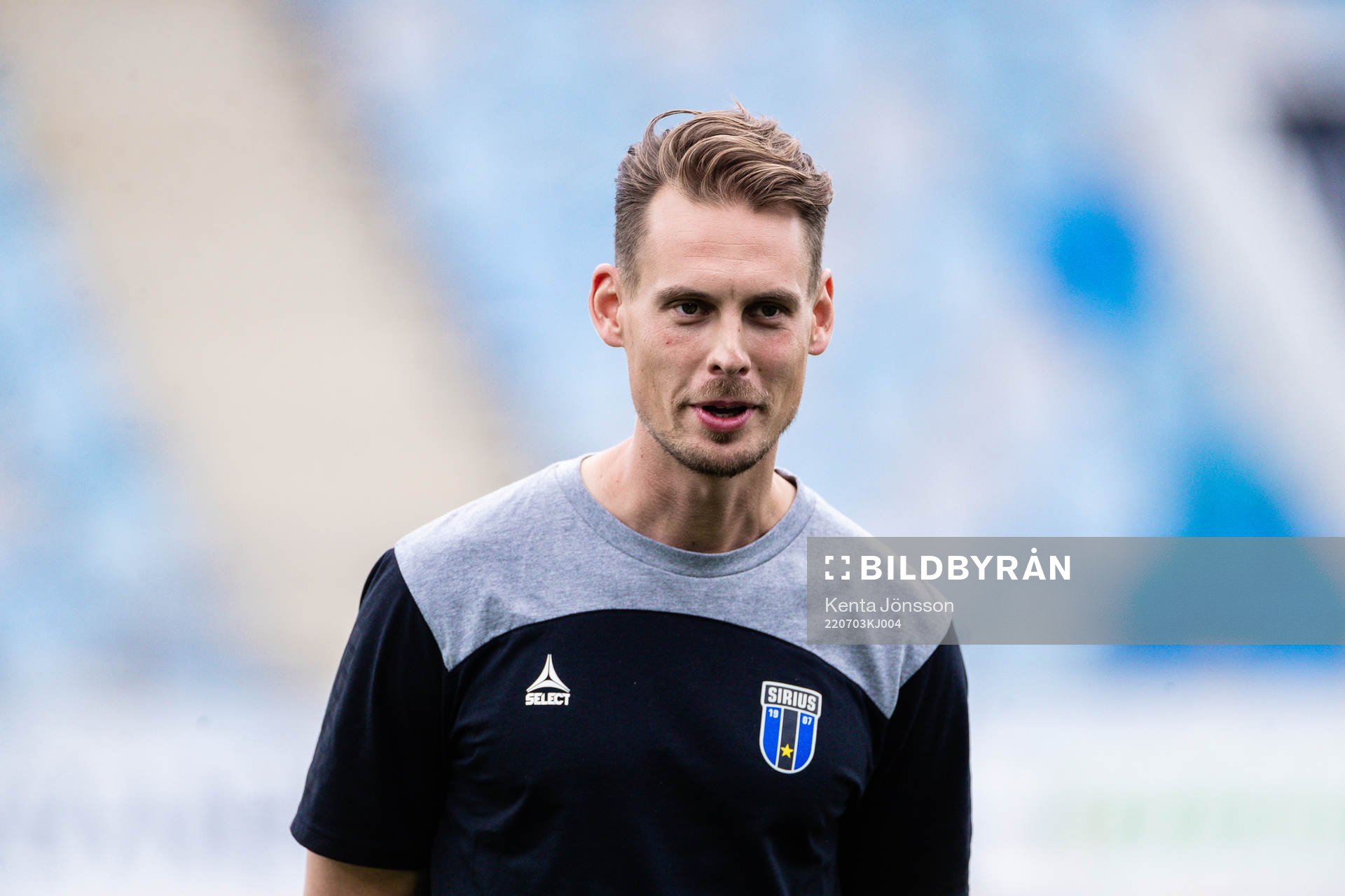 Sirius tränare Daniel Bäckström