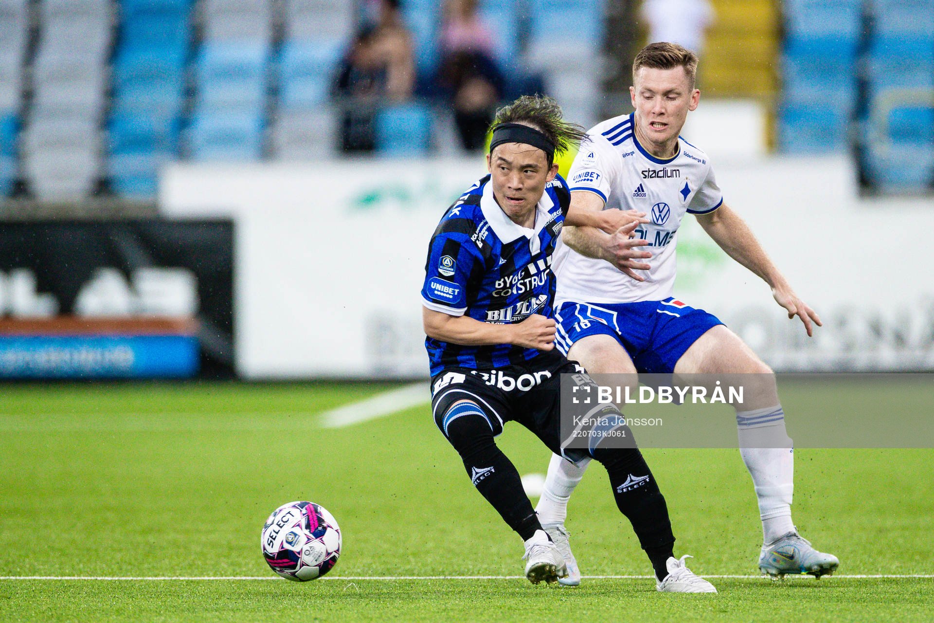 Sirius Yukiya Sugita och IFK Norrköpings Viktor Agardius