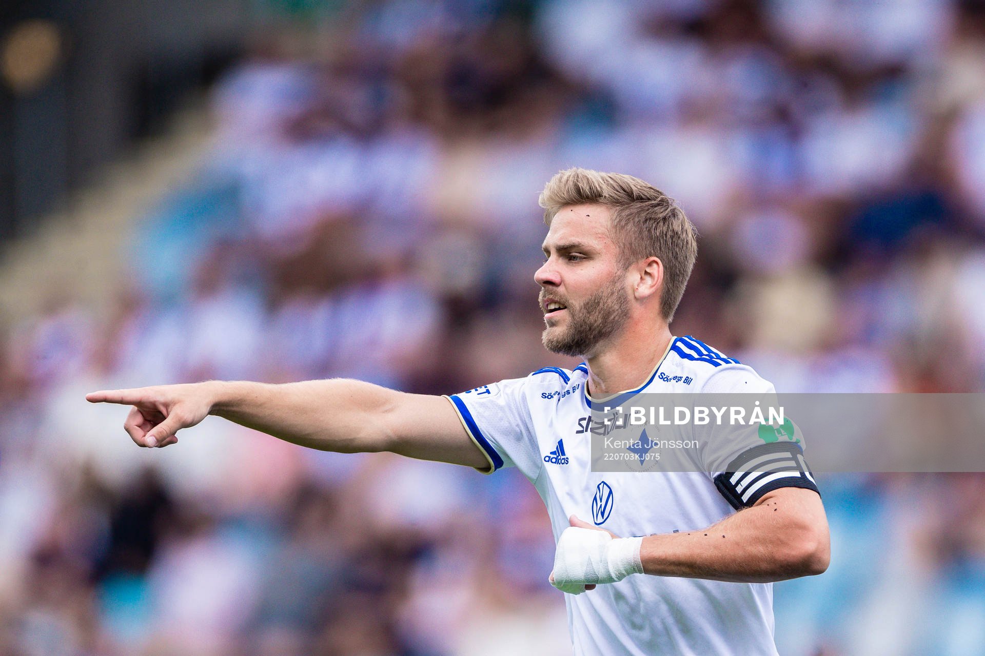 IFK Norrköpings Christoffer Nyman gestikulerar