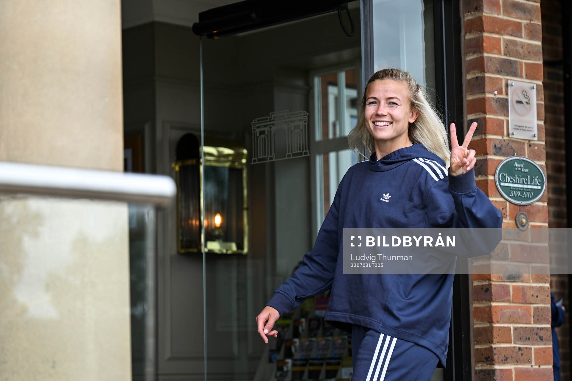 Hanna Glas of the Swedish women's national football team