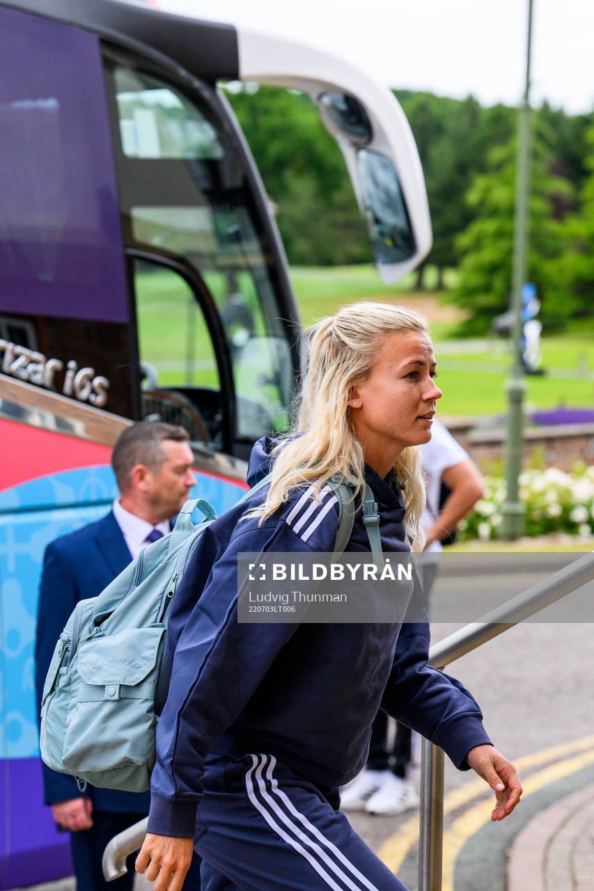 Hanna Glas of the Swedish women's national football team