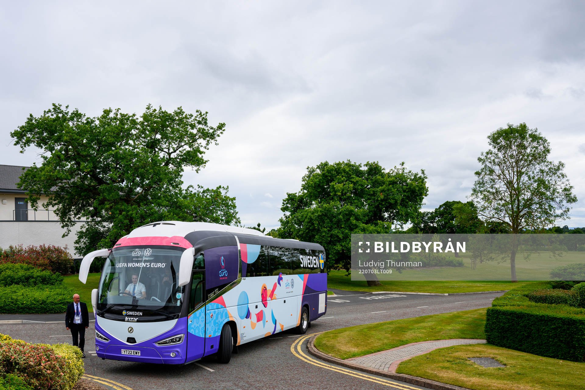 Player buss for the Swedish women's national football team