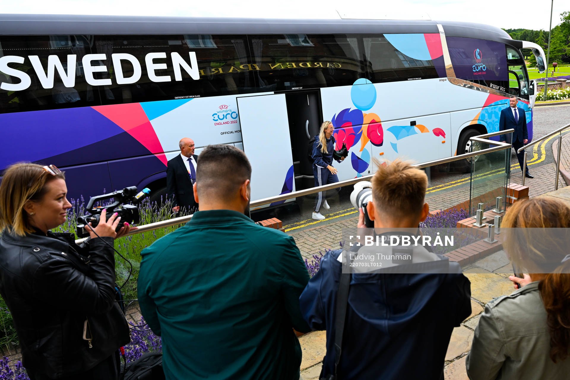 Media watches Amanda Ilestedt of the Swedish women's