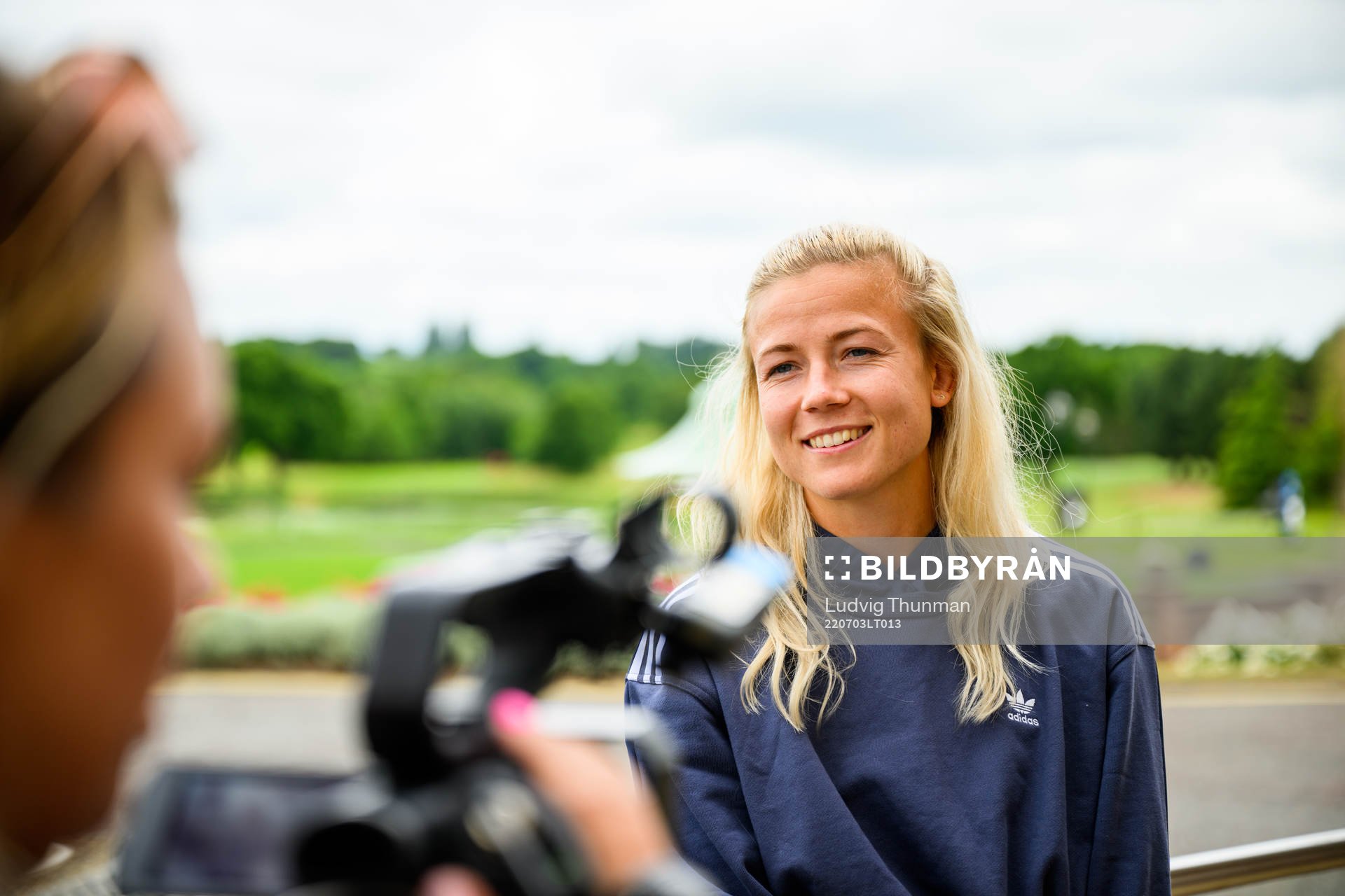 Hanna Glas of the Swedish women's national football team