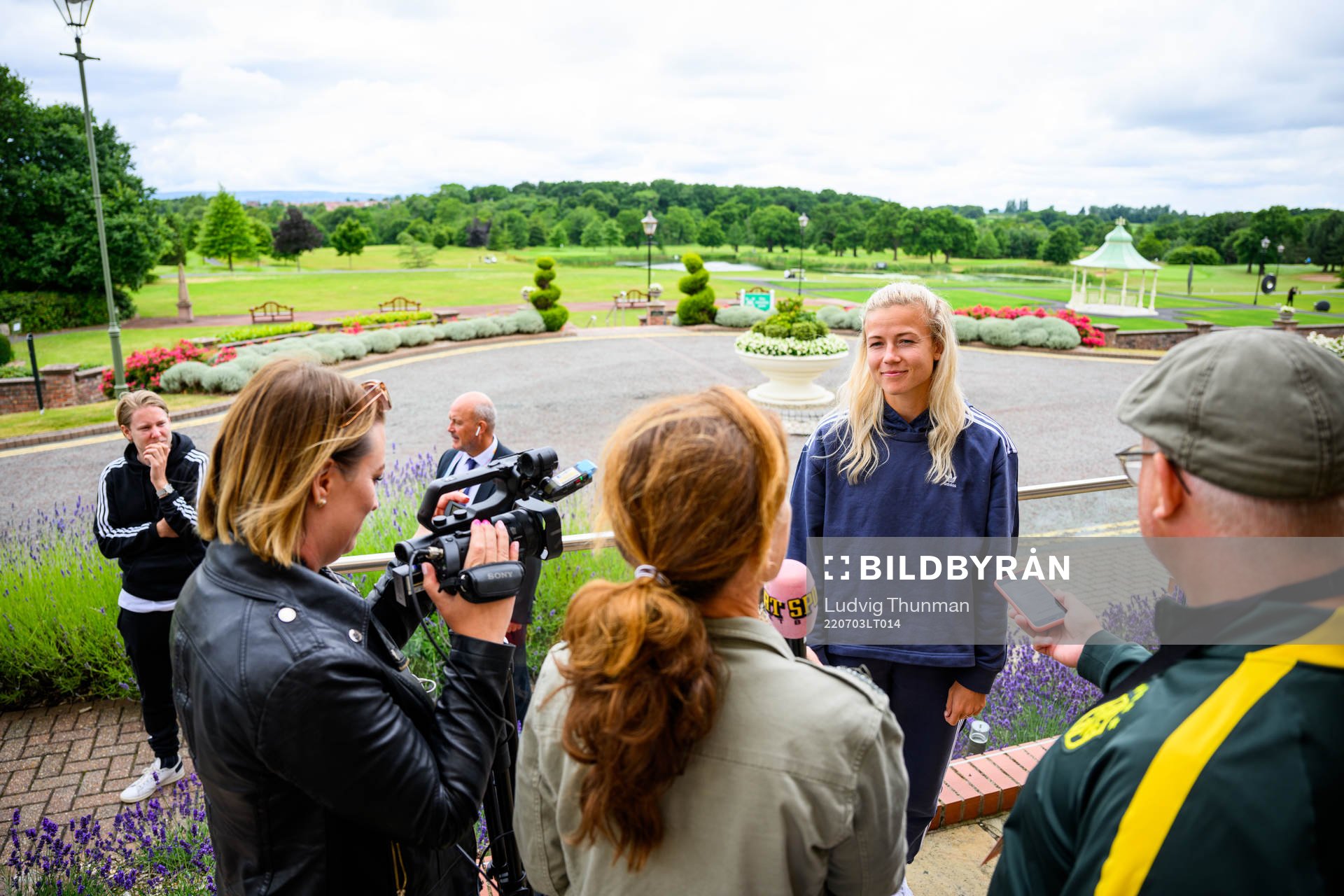 Hanna Glas of the Swedish women's national football team is