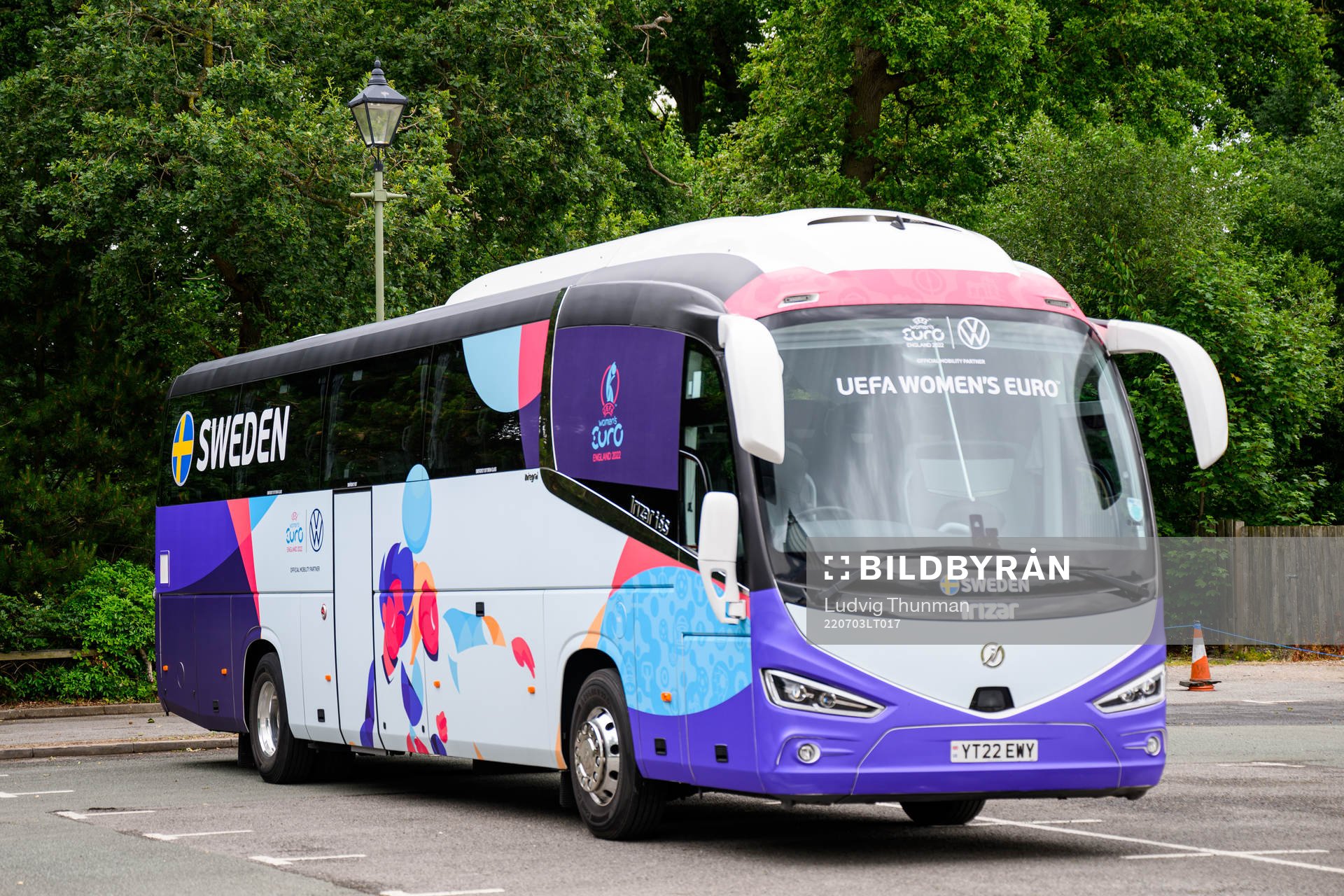Player bus of the Swedish women's national football team