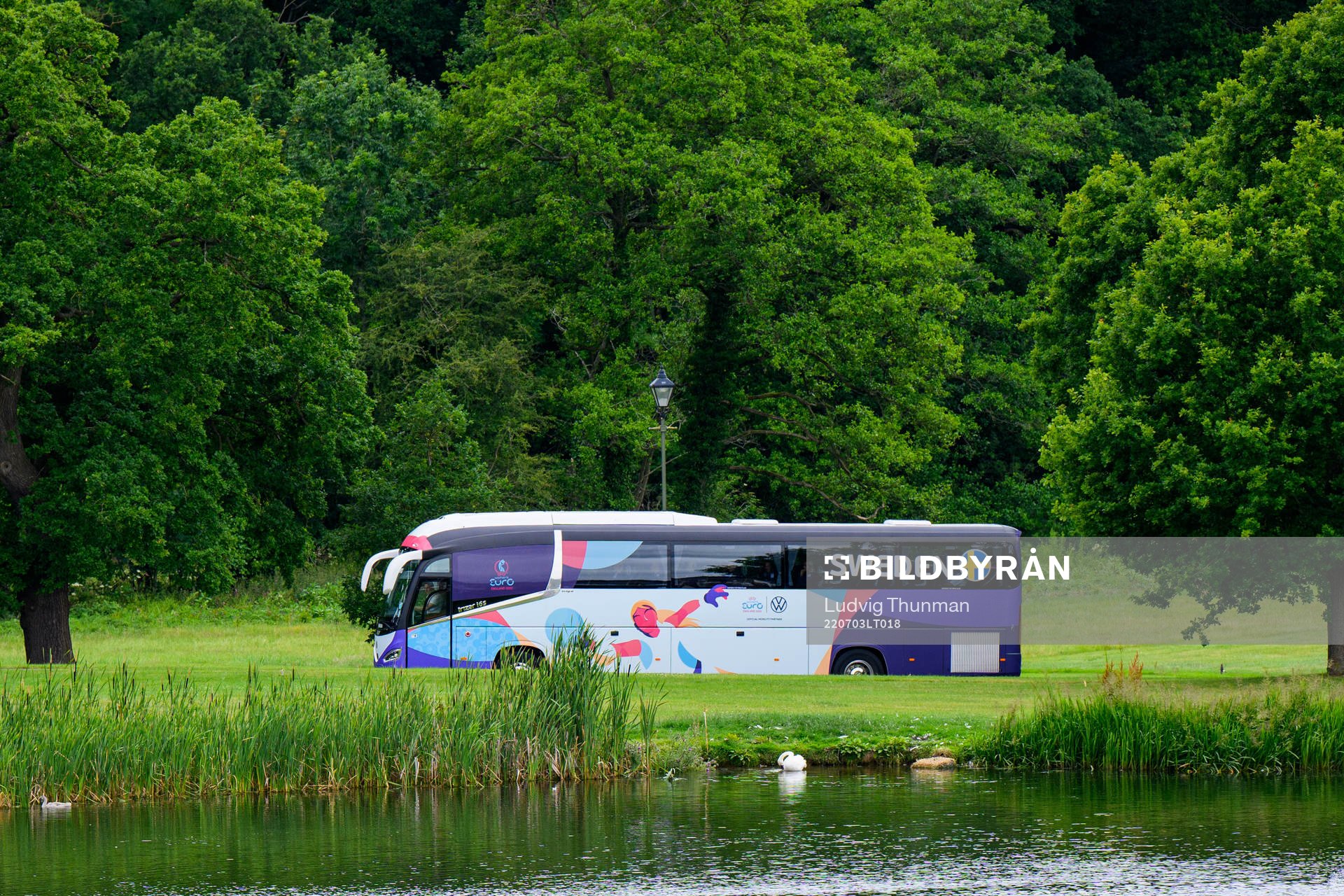 Player buss for the Swedish women's national football team