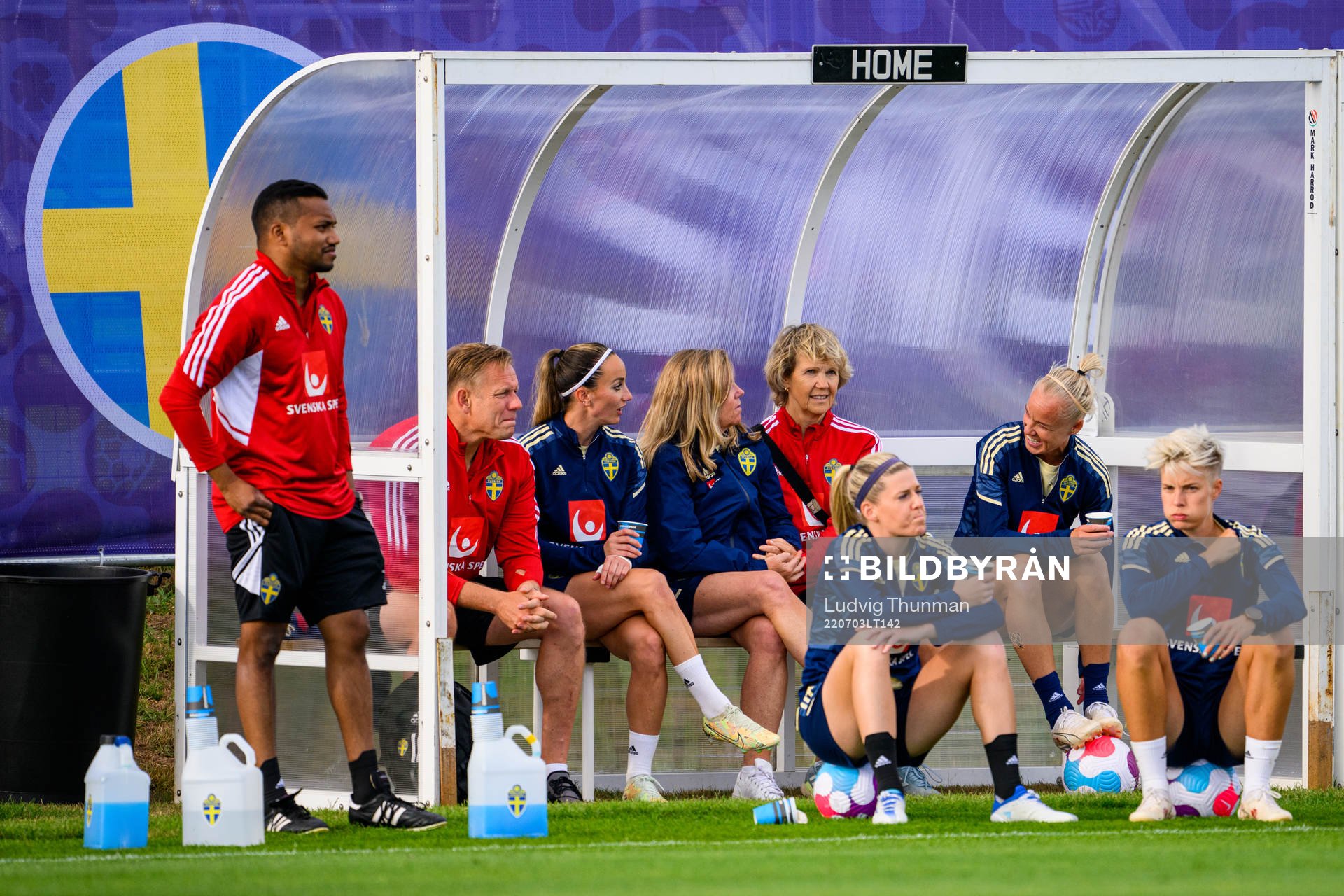 Players gather