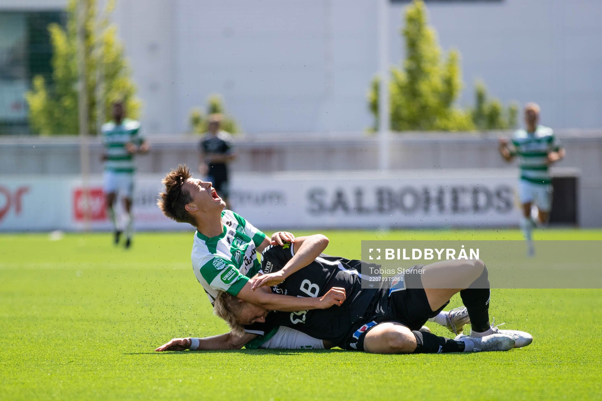 Västerås SKs Olle Edlund och Brages Henry Sletsjøe