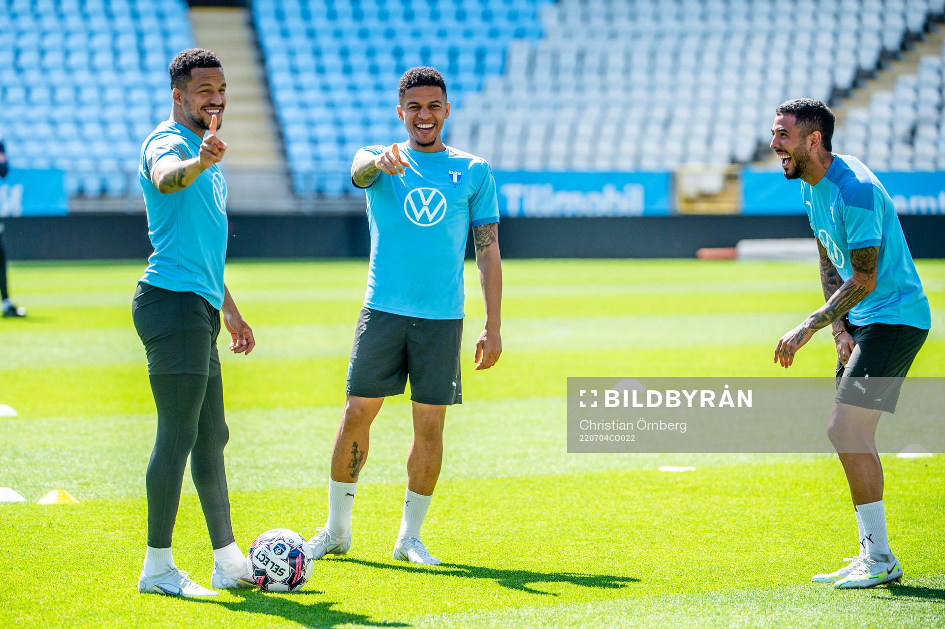 Martin Olsson, Romain Gall och Sergio Pena