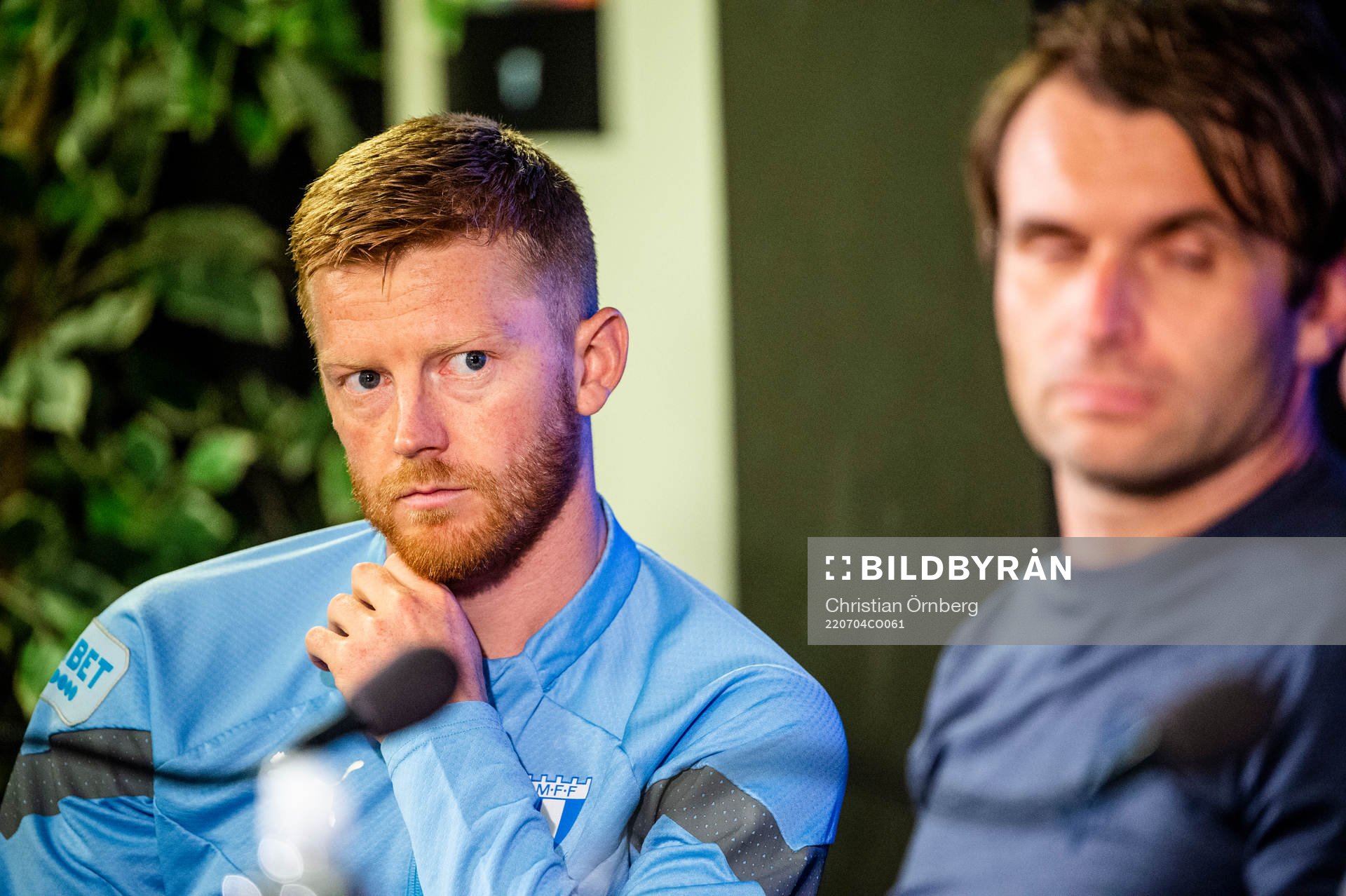 Anders Christiansen och tränare Milos Milojevic