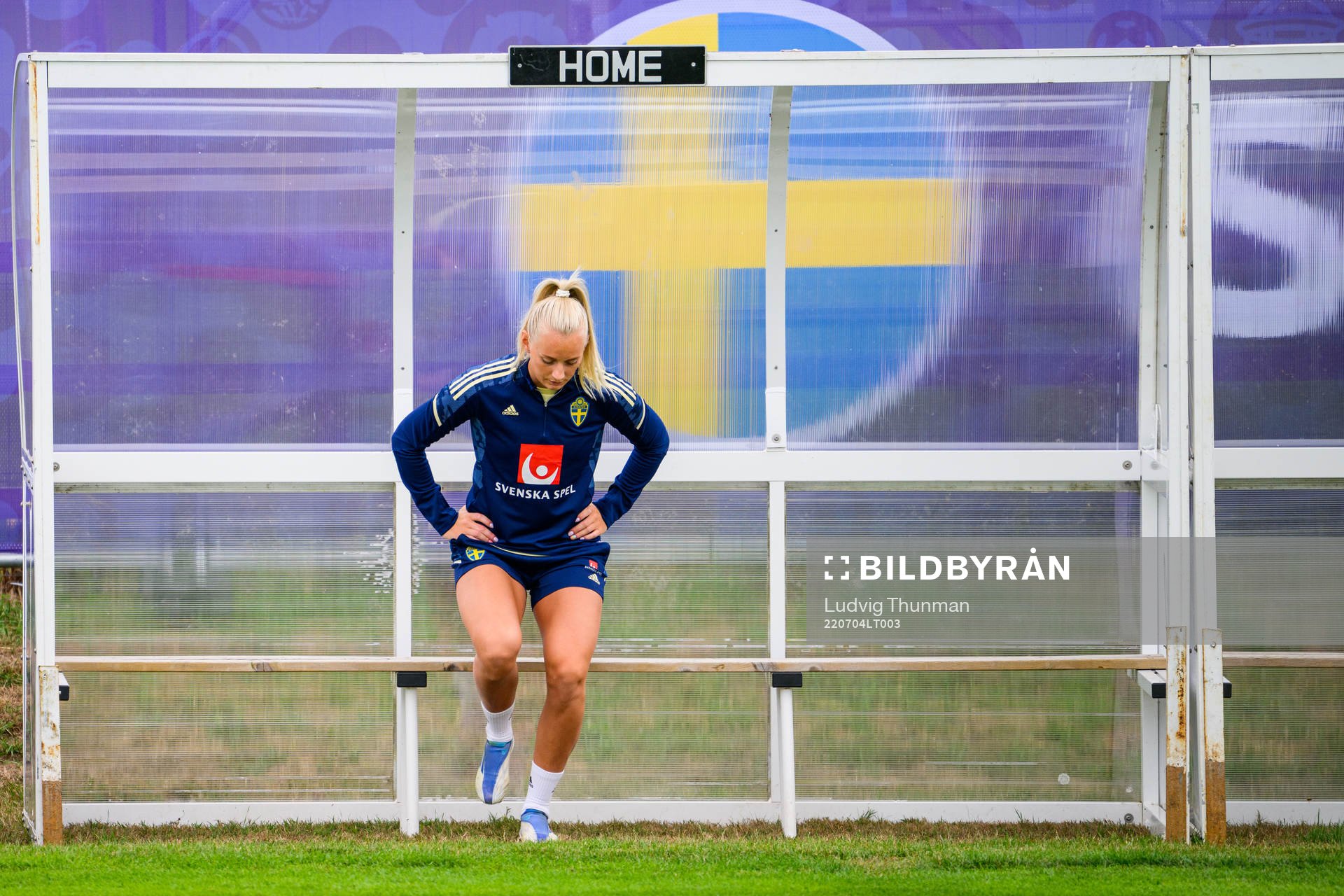 Stina Blackstenius does rehab