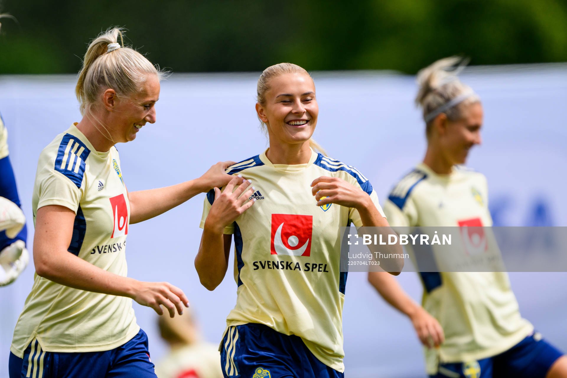 Stina Blackstenius and Amanda Nilden