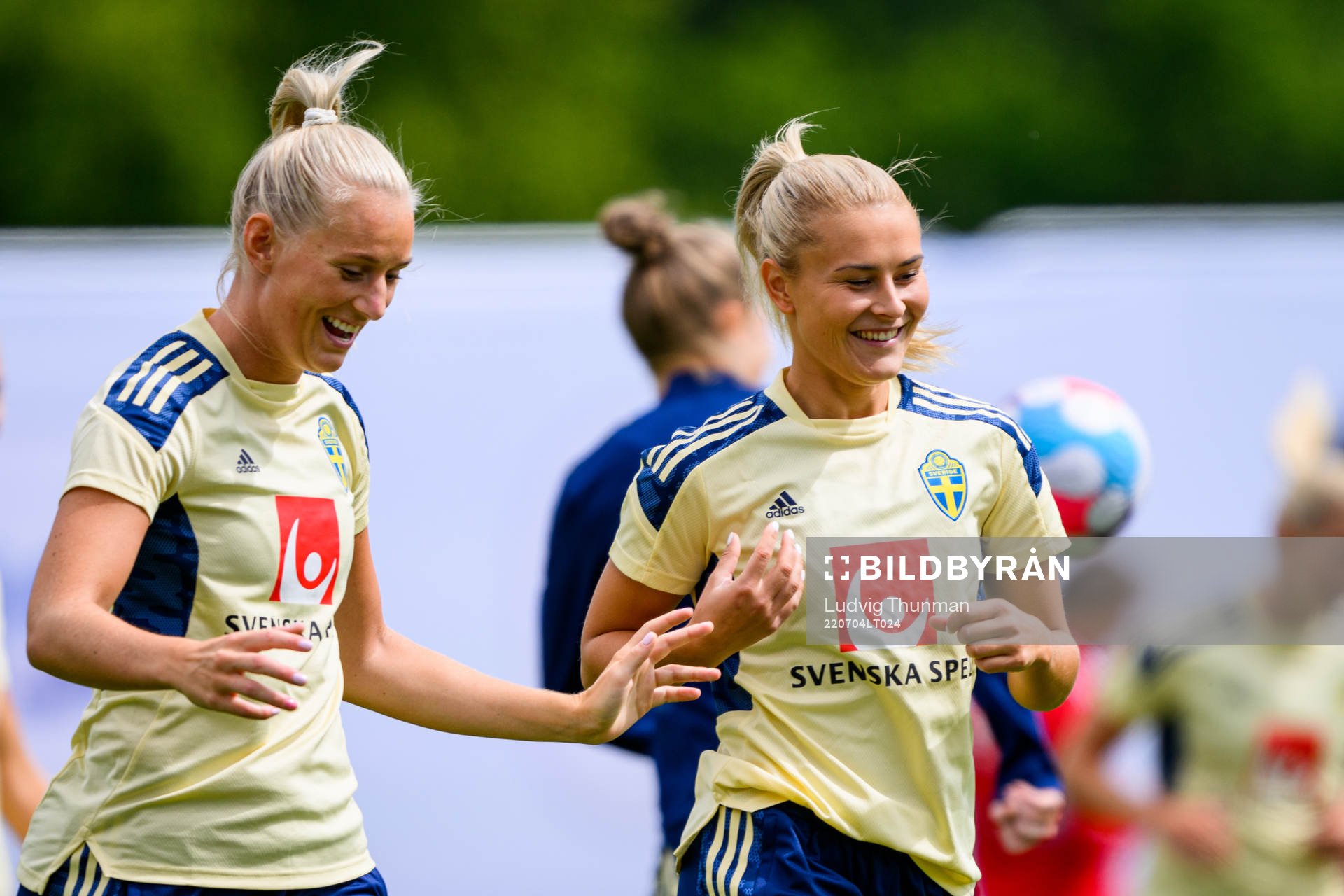 Stina Blackstenius and Amanda Nilden