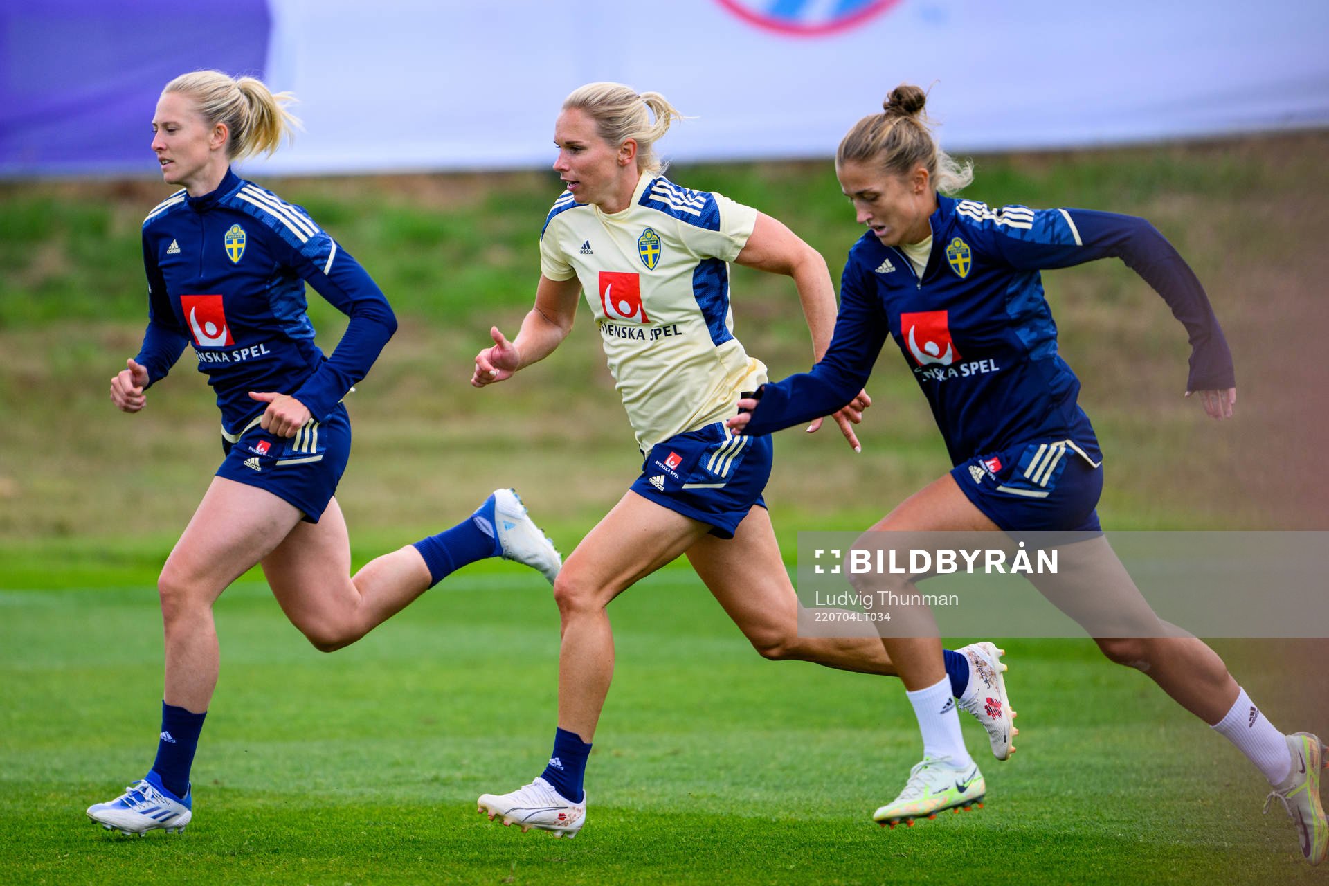 Rebecka Blomqvist, Jonna Andersson and Filippa Angeldahl