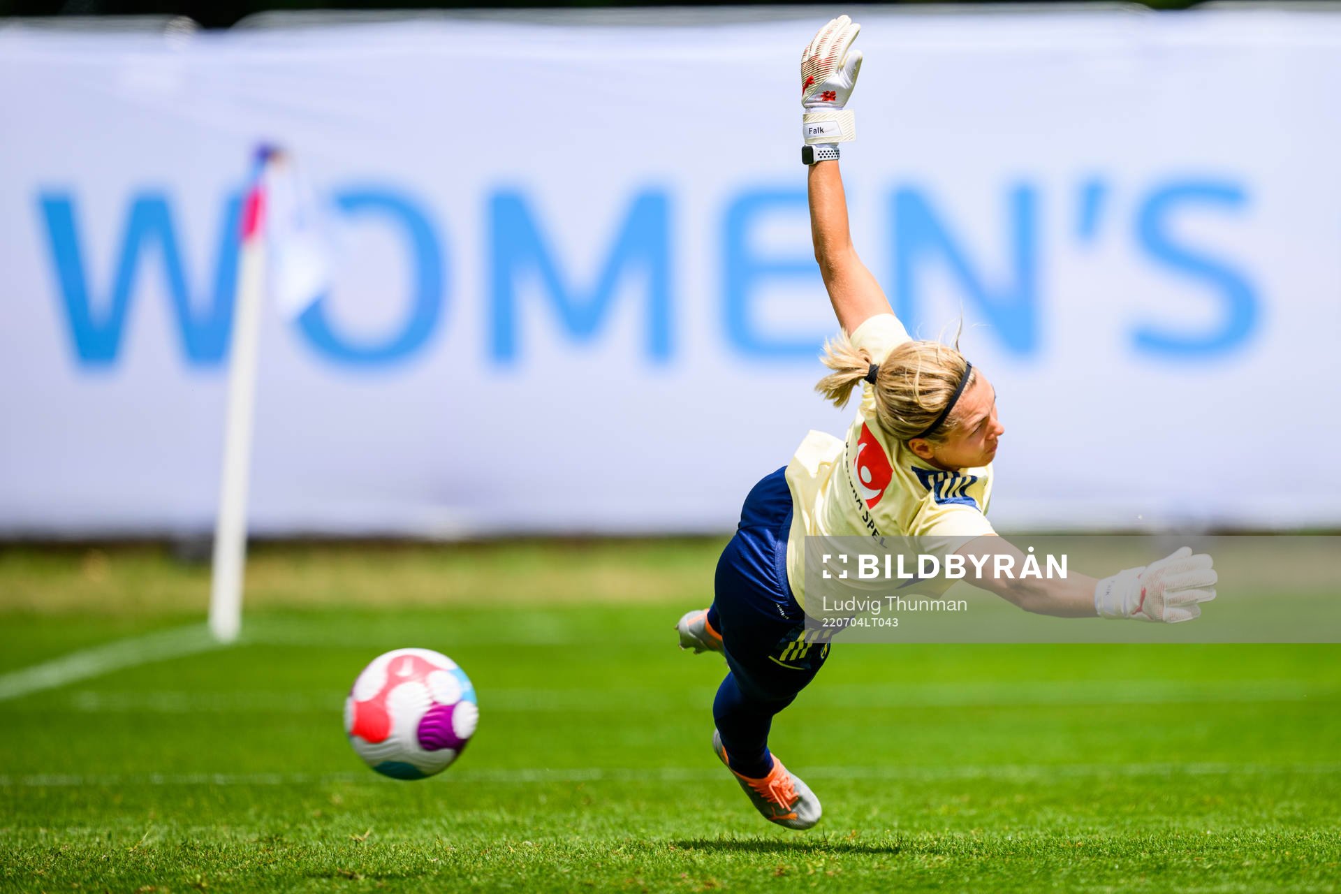 Goalkeeper Jennifer Falk
