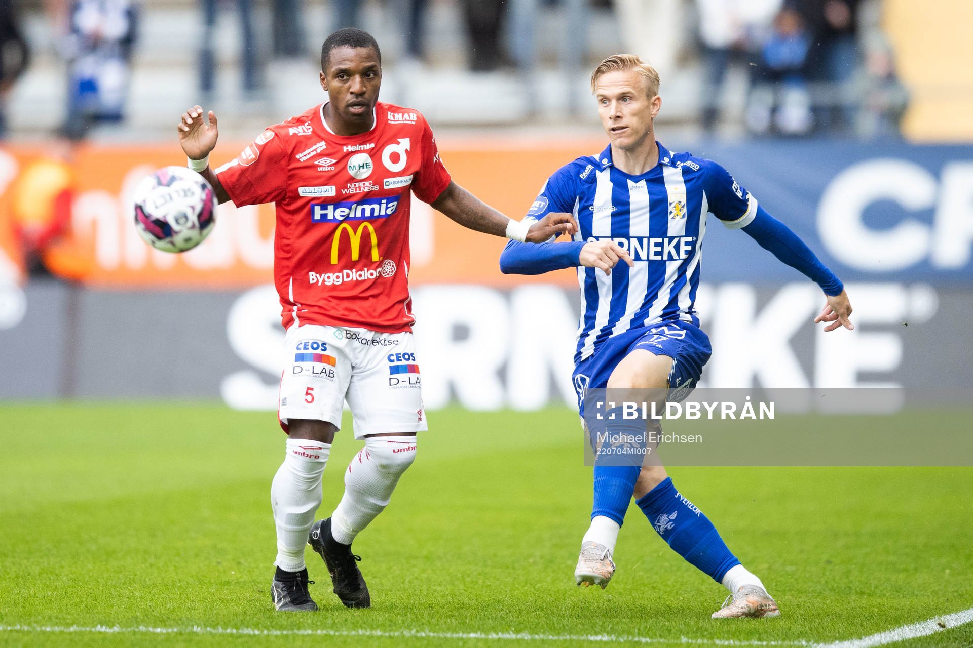 Degerfors Joseph-Claude Agyeman Gyau och IFK Göteborgs