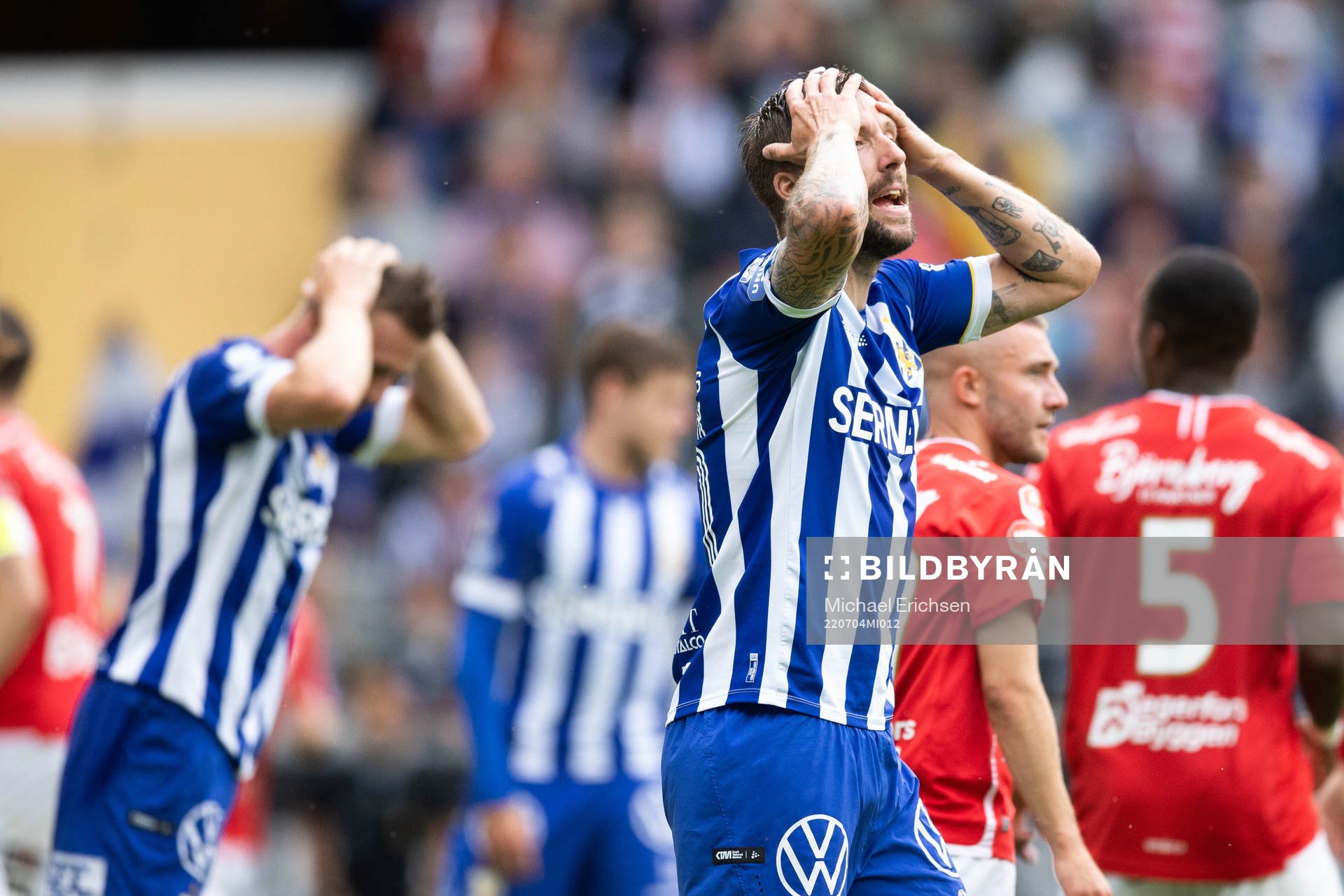 IFK Göteborgs Mattias Bjärsmyr deppar