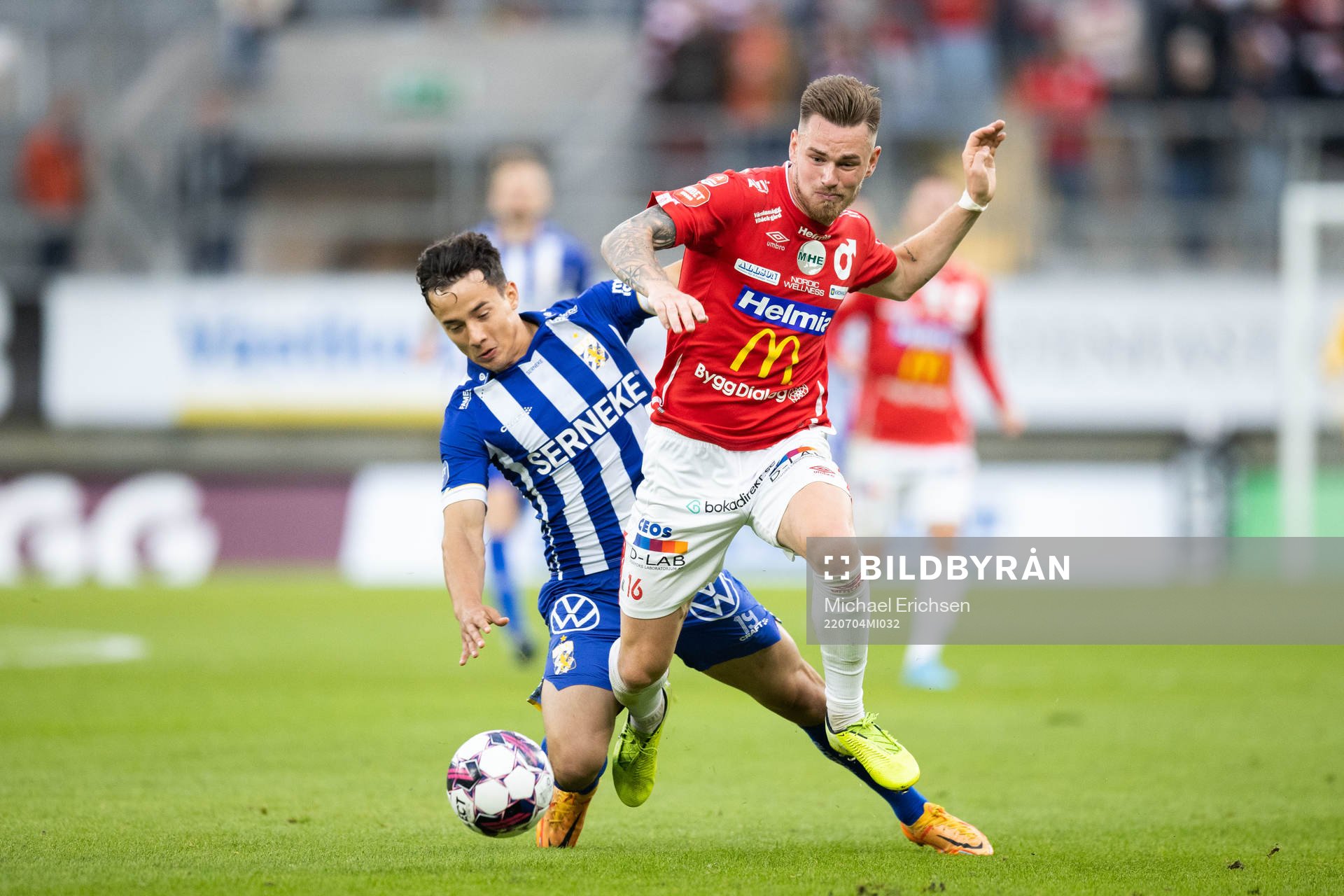 IFK Göteborgs Hussein Carneil och Degerfors Rasmus Örqvist