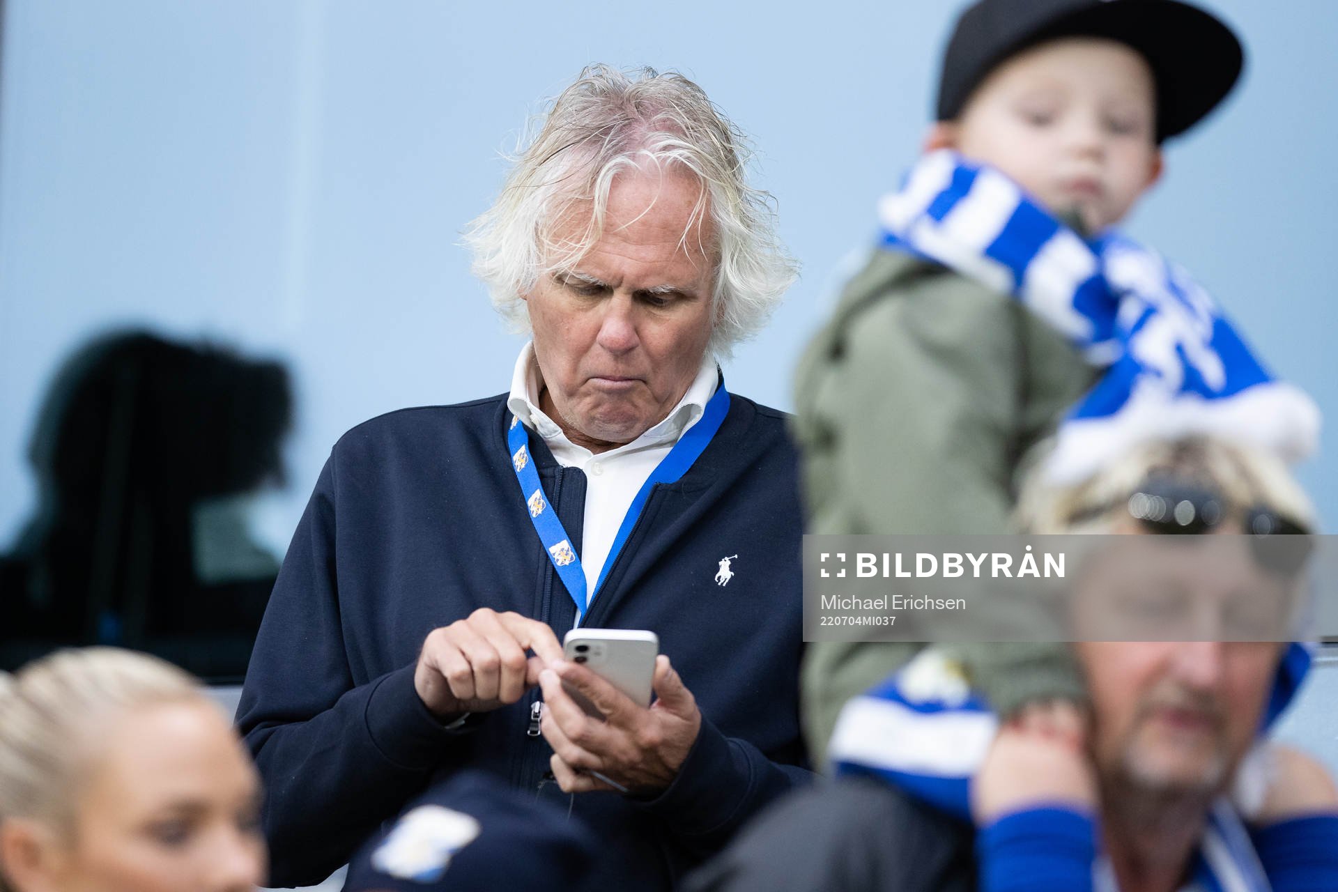 IFK Göteborgs chefsscout Stig Thorbjörnsen efter fotbollsmatchen i Allsvenskan mellan IFK Göteborg och Degerfors den 4 juli 2022 i Göteborg.
